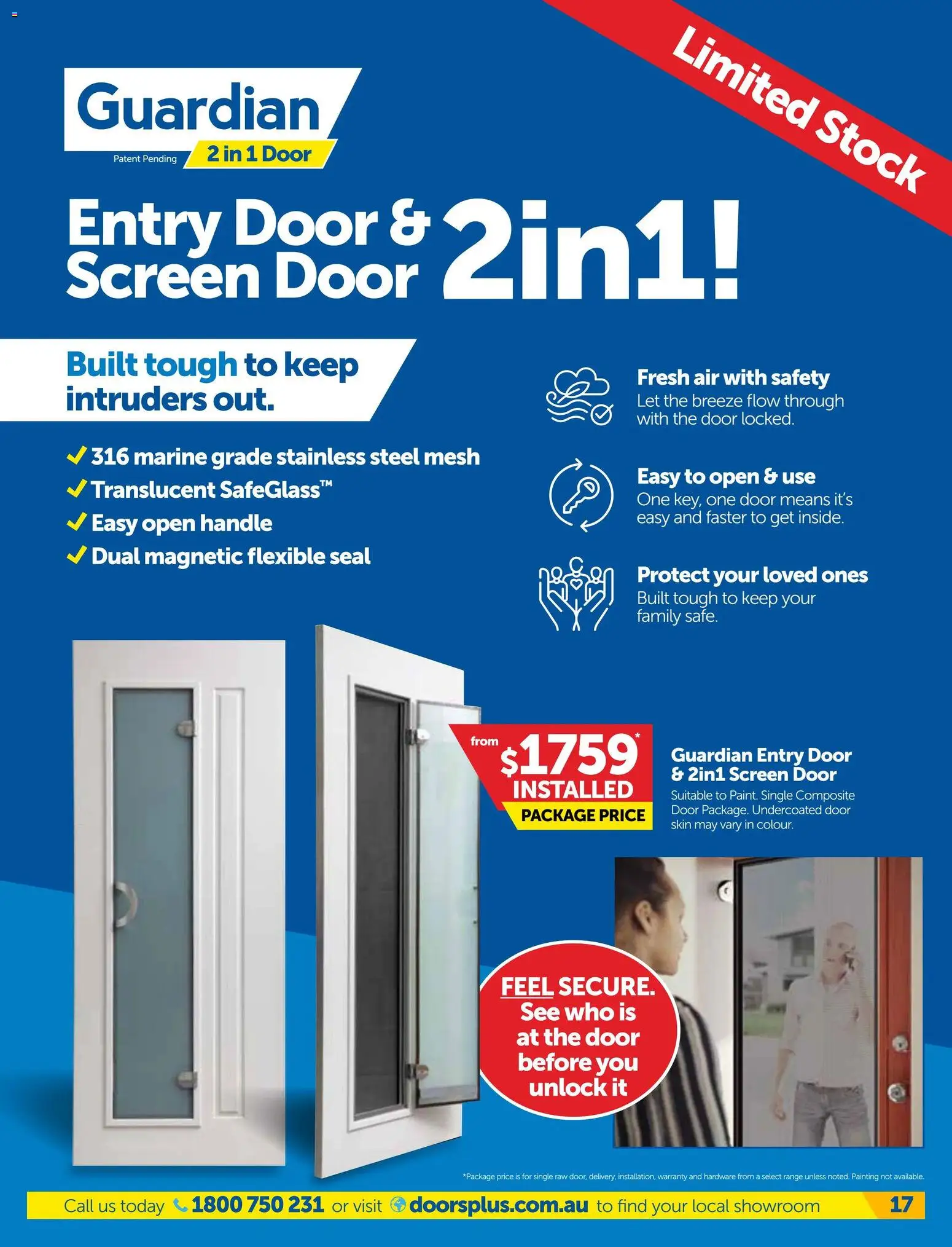 Doors Plus catalogue - valid from 01/08/2026 | Page: 17 | Products: Door, Painting, Safe, Screen