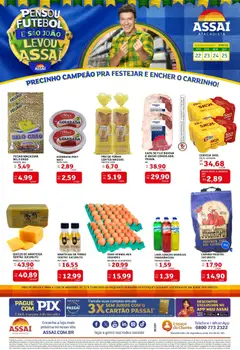 Assaí Atacadista ofertas - RN - Pré-Visualização do folheto da loja Assaí Atacadista, válido de 22.06.2026