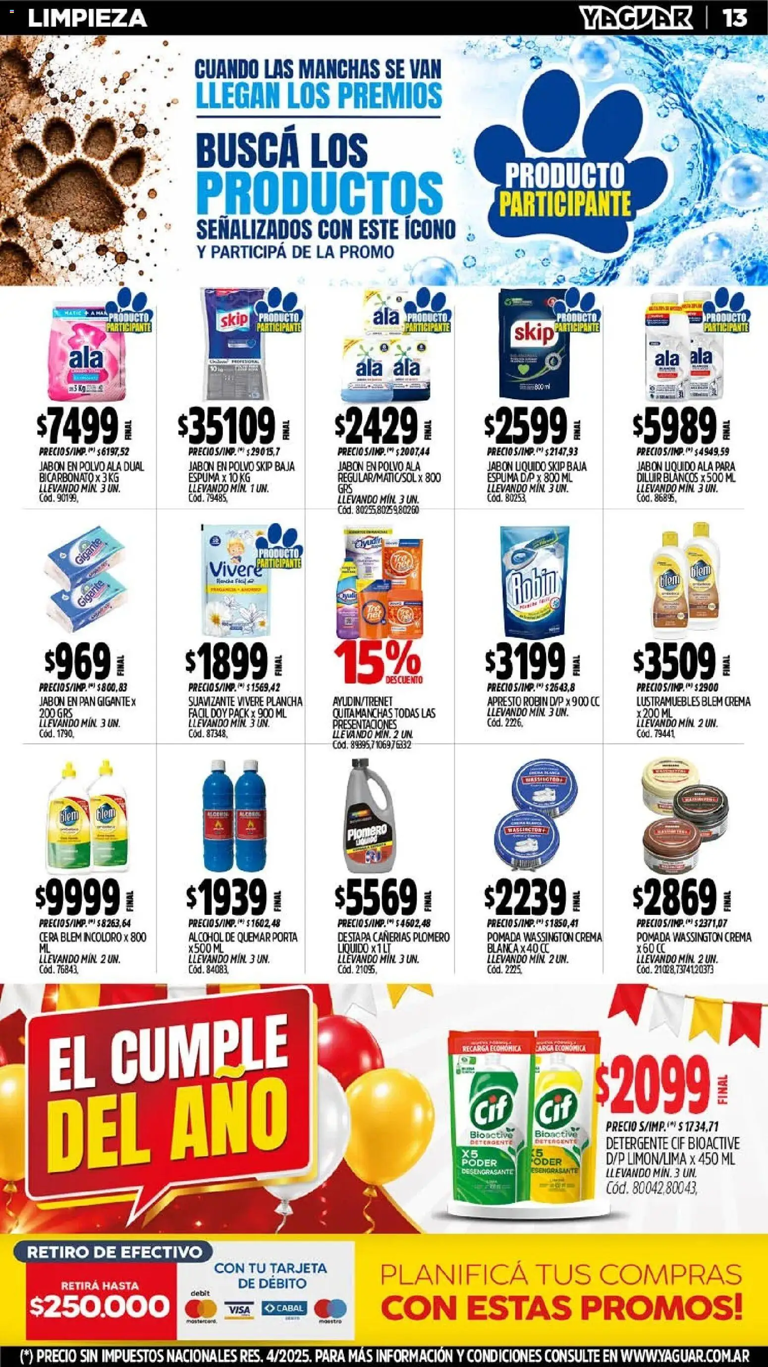 Yaguar - Oferta Semanal Salta │ válido desde el 19/10/2026 | Página: 16
