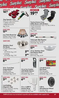 Preview of Princess Auto flyer - 2 Week Sale! from shop Princess Auto valid from Jun 30, 2026 | Page: 74 | Products: PC, Brush, Bed