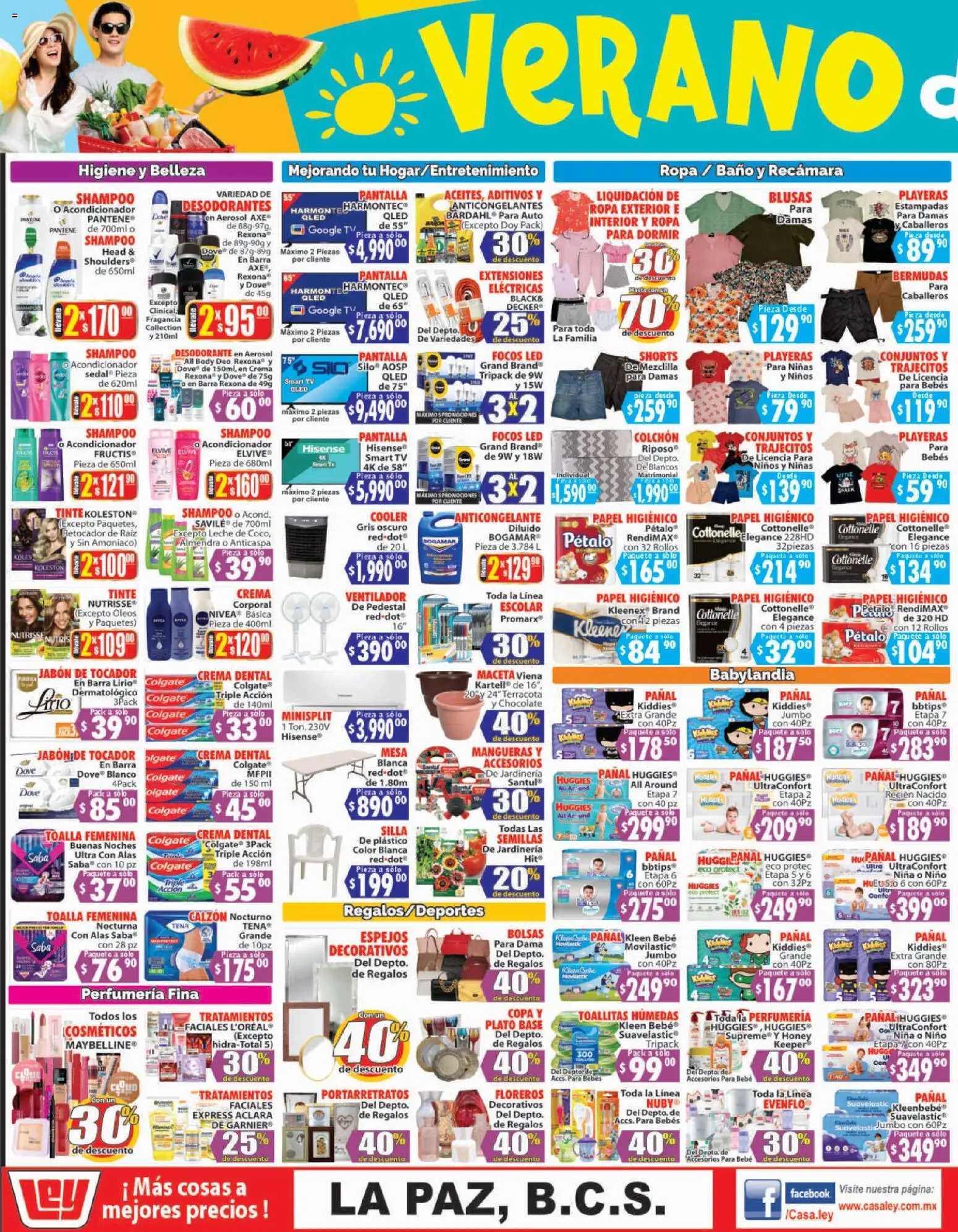 Nuevas ofertas de Casa Ley válidas en toda la República Mexicana desde el 01/08/2026. ¡Encuentra las mejores ofertas en Casa Ley folleto Autoservicio! | Página: 3 | Productos: Ventilador, Colchón, Baño, Acondicionador