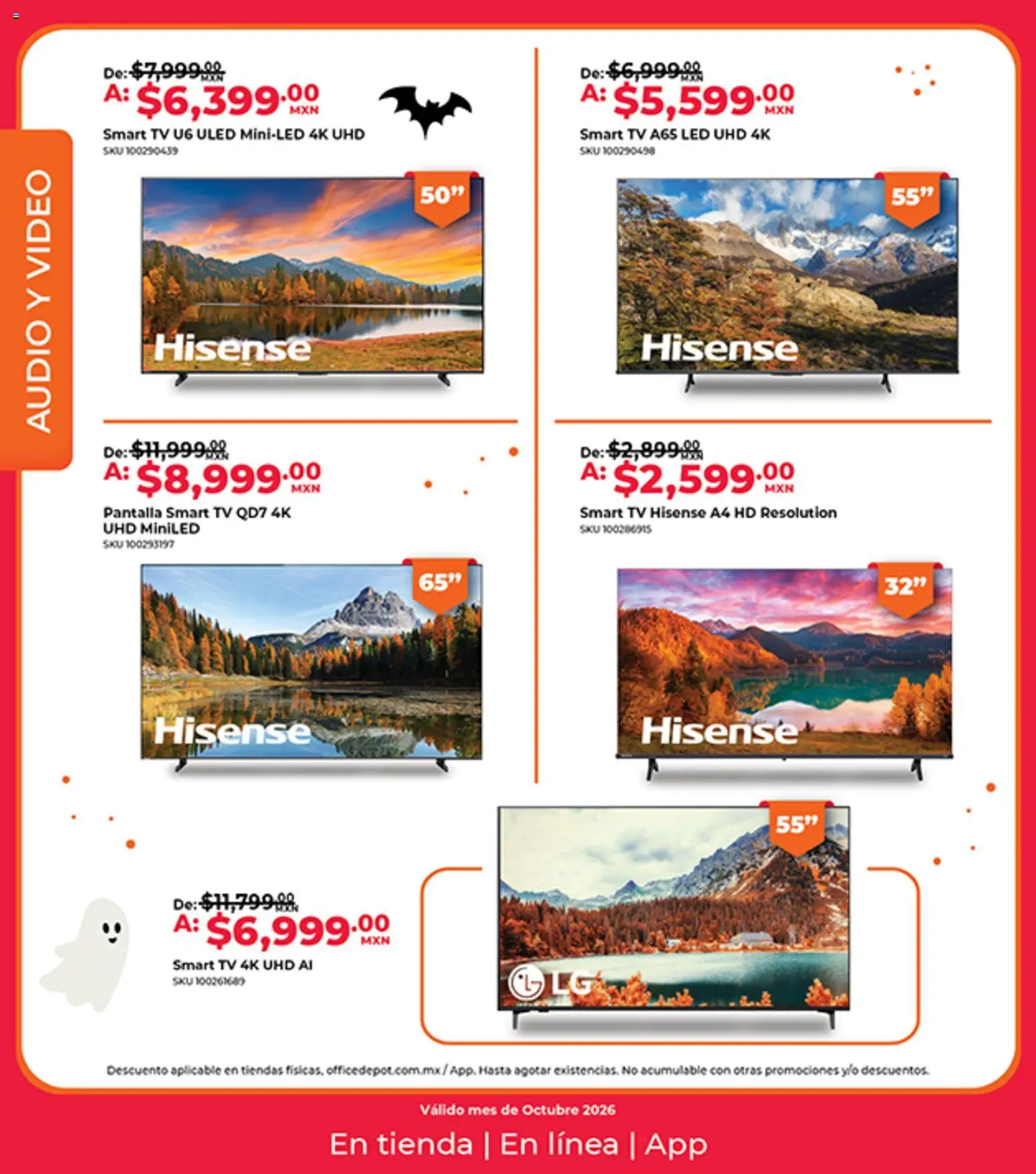Nuevas ofertas de Office Depot válidas en toda la República Mexicana desde el 01/10/2026. ¡Encuentra las mejores ofertas en Office Depot catálogo! | Página: 14