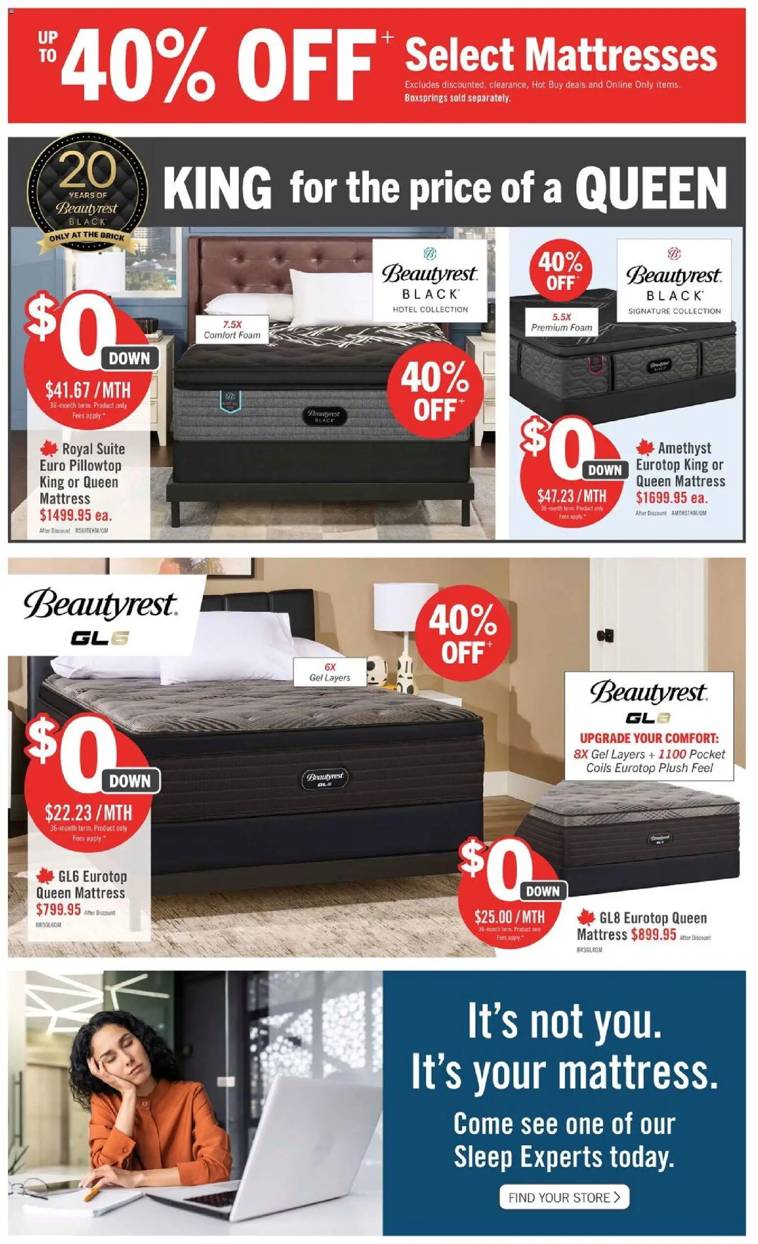The Brick flyer valid from Aug 13, 2026 | Page: 3 | Products: Foam, Mattresses, Mattress