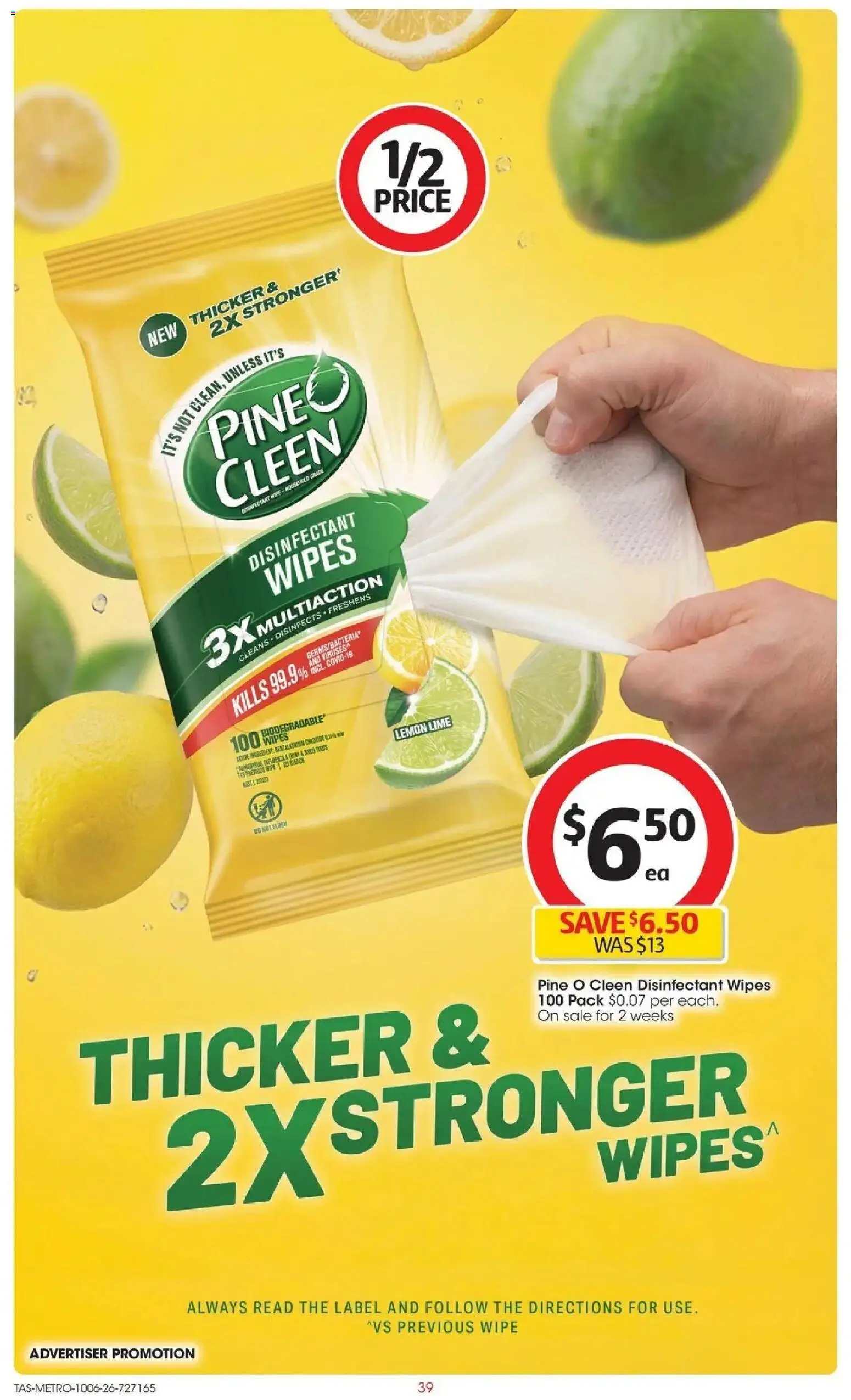 Coles catalogue - valid from 10.06.2026 | Page: 39 | Products: Household, Lemon, Lime