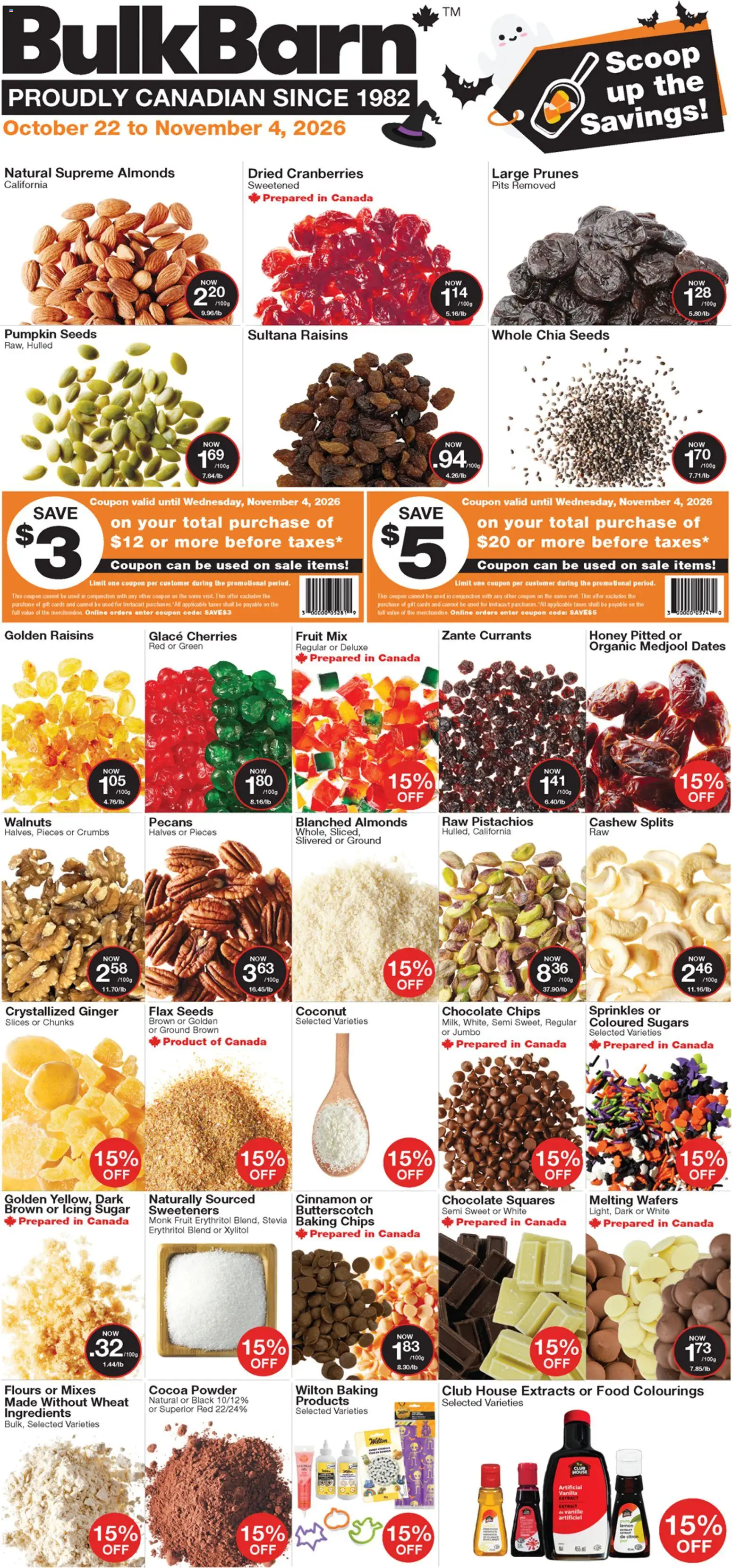 Bulk Barn flyer valid from Oct 22, 2026 | Page: 1