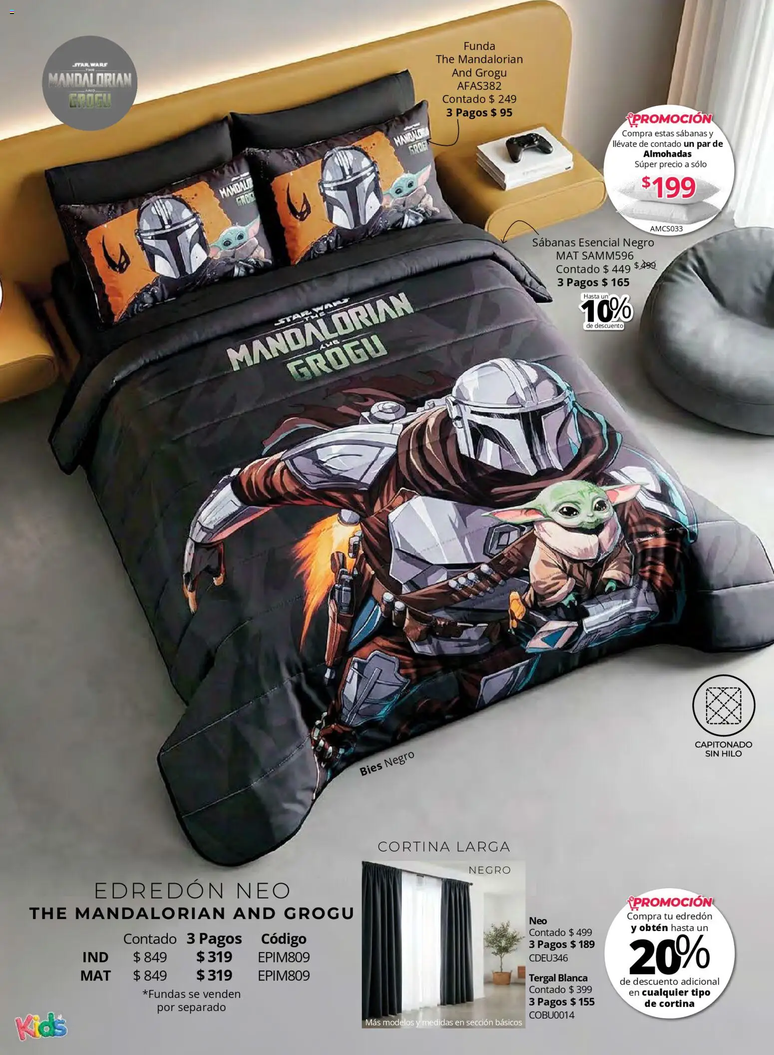Nuevas ofertas de Colchas Concord válidas en toda la República Mexicana desde el 01.05.2026. ¡Encuentra las mejores ofertas en Colchas Concord catálogo Kids! | Página: 36 | Productos: Funda, Sabanas