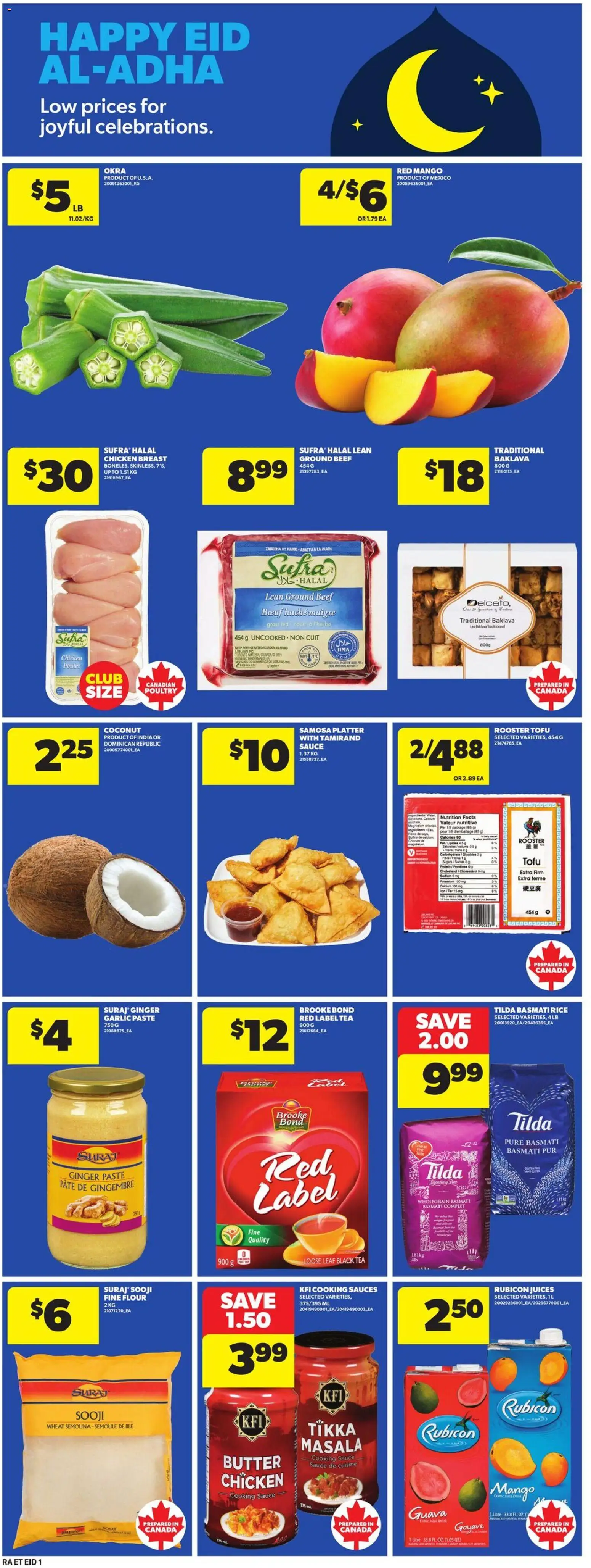 Atlantic Superstore flyer valid from 07.05.2026 | Page: 21 | Products: Tea, Beef, Juice, Chicken