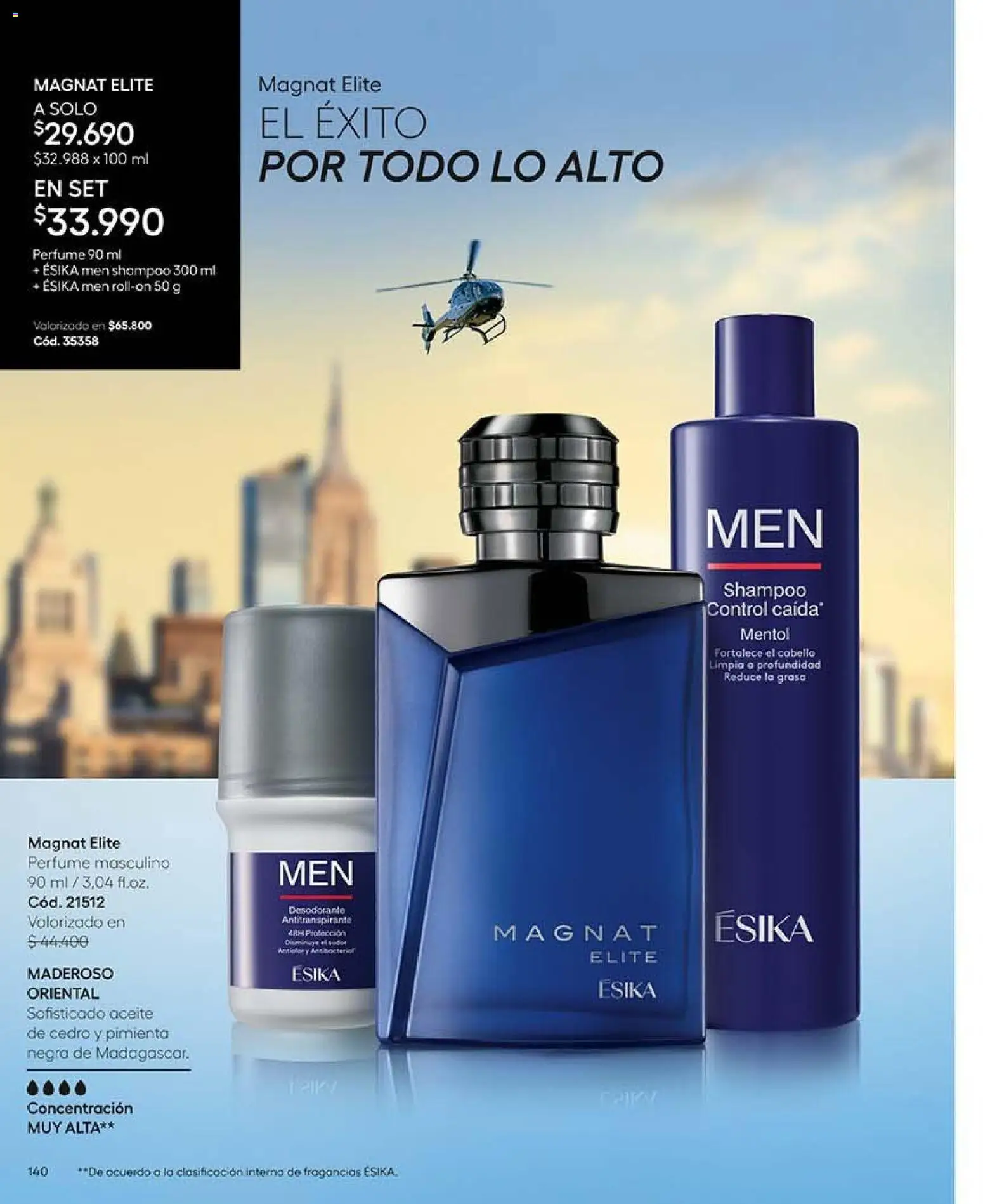 Catálogo Ésika Campaña 16 │ válido desde el 28.09.2026 | Página: 156 | Productos: Pimienta, Perfume, Antitranspirante, Shampoo