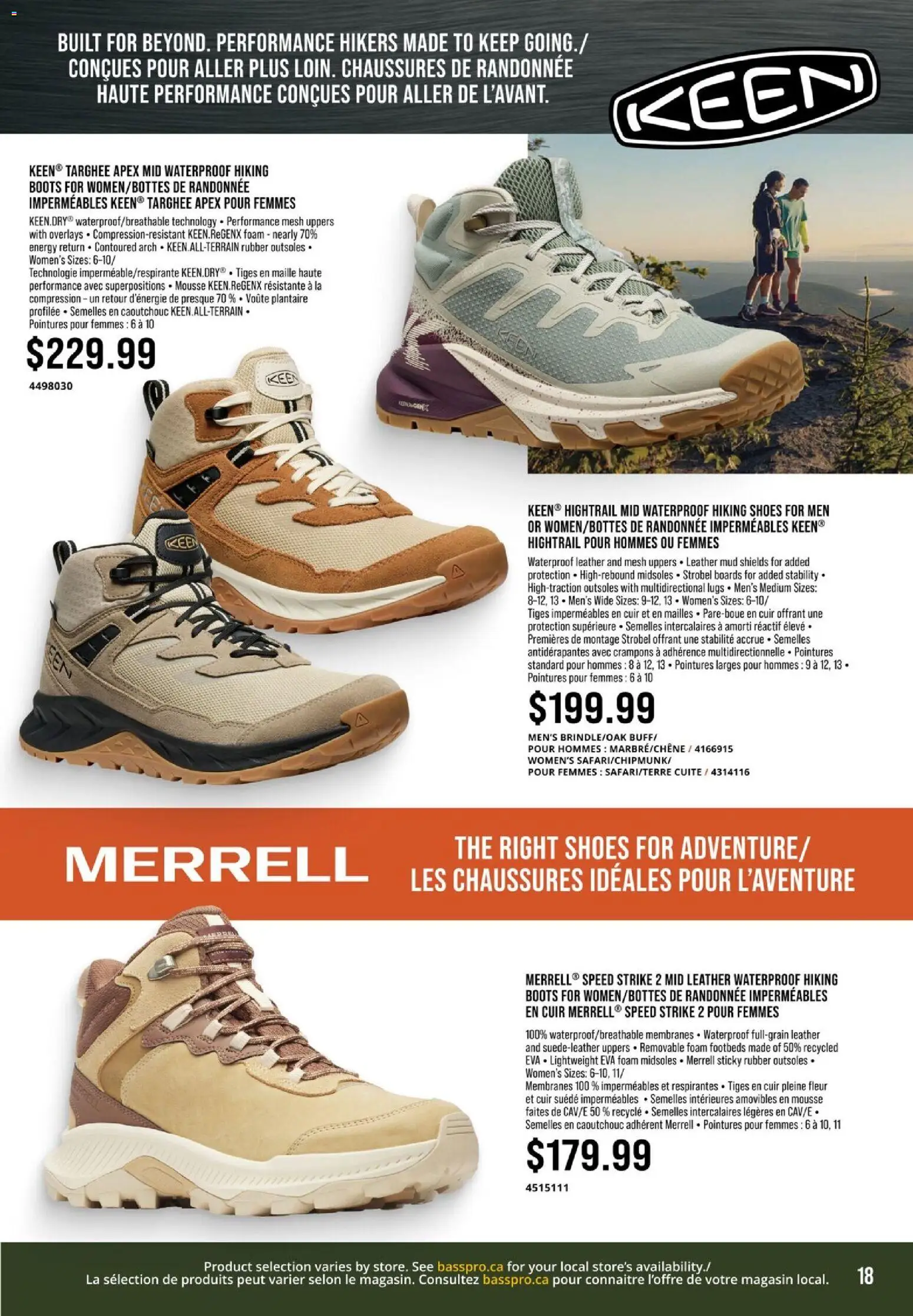 Cabelas flyer valid from 04.05.2026 | Page: 18 | Products: Boots, Shoes