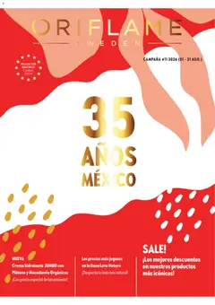 Vista previa de Oriflame campaña 11 2026, nuevo folleto de la tienda, válido en México a partir del 01/08/2026