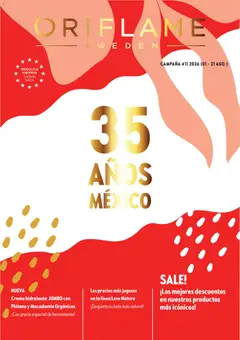 Vista previa de Oriflame campaña 11 2026, nuevo folleto de la tienda, válido en México a partir del 01/08/2026