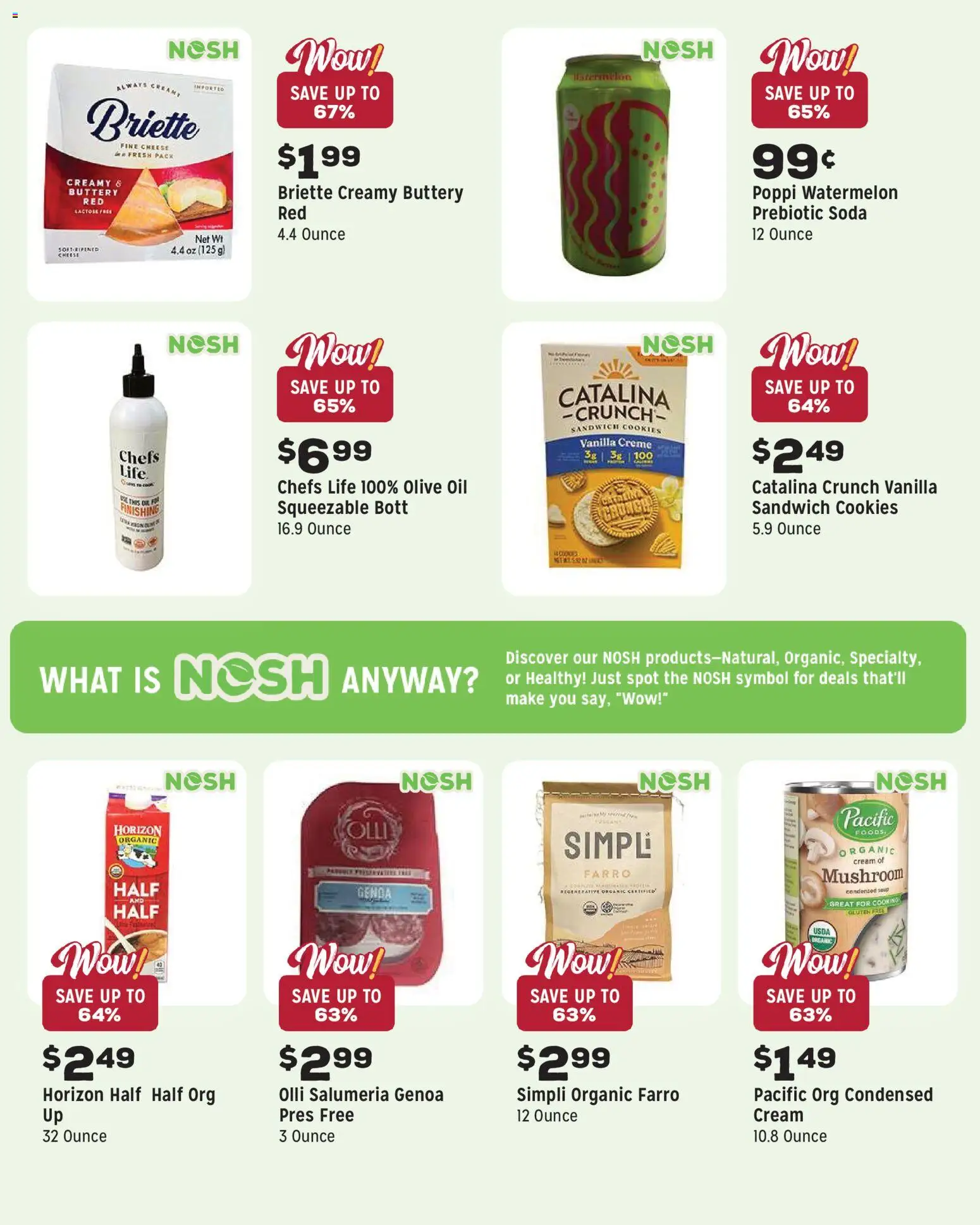 Grocery Outlet Weekly Ad - CA - valid from 27.05.2026 | Page: 8 | Products: Cheese, Oil, Cream, Cookies