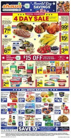 Preview of Shaw's weekly ads valid from 22.05.2026