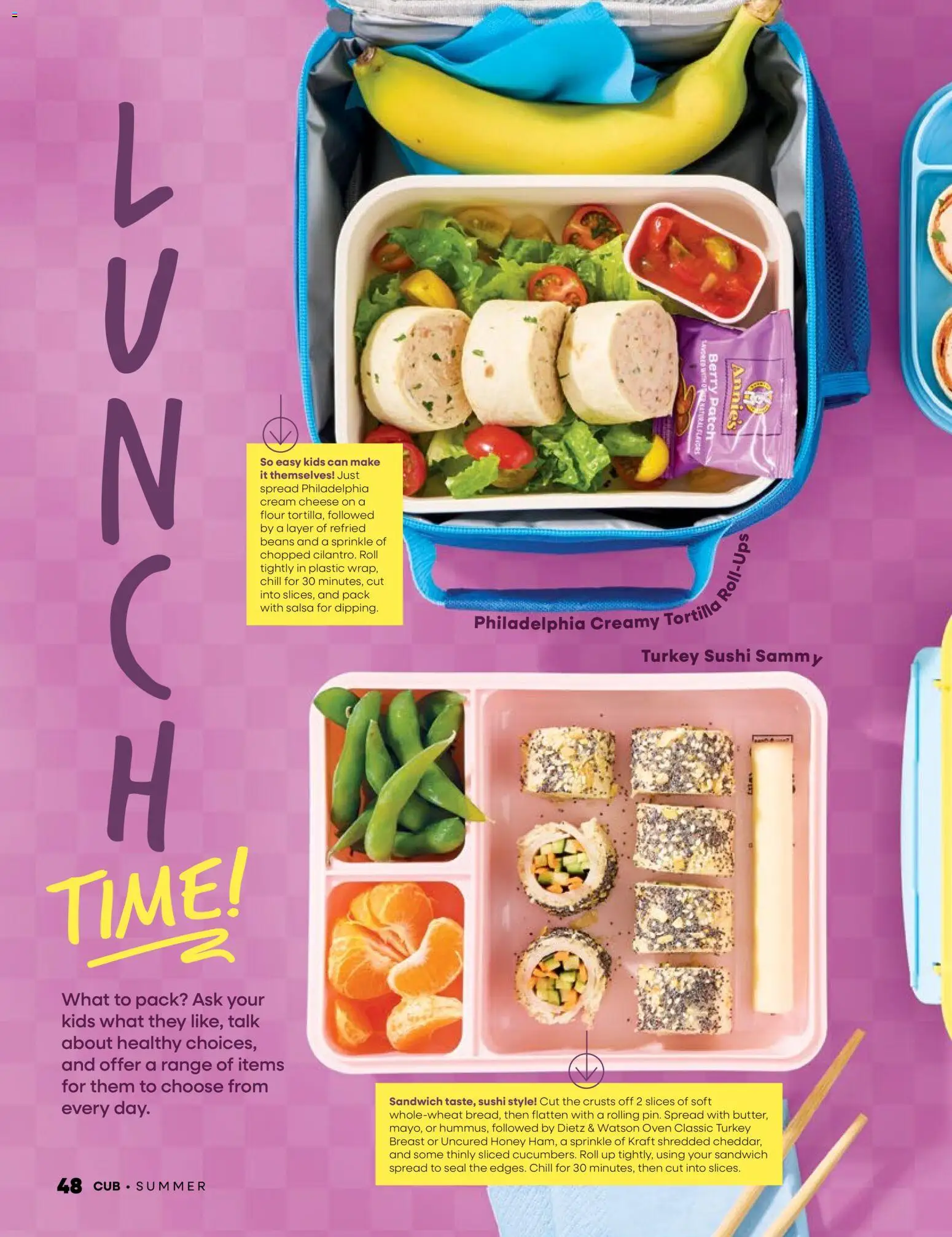 Cub Foods Magazine - valid from 06/01/2026 | Page: 48 | Products: Spread, Sushi, Turkey, Cream
