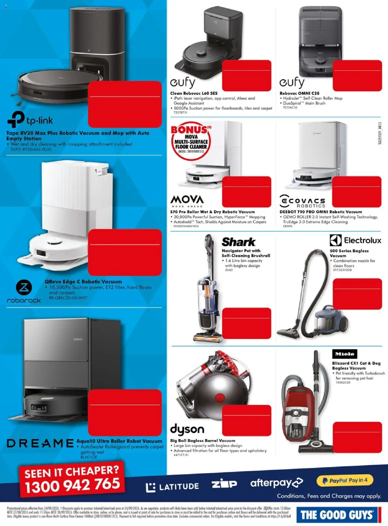 The Good Guys catalogue - valid from 24/09/2026 | Page: 11 | Products: Carpet, Brush, Cleaner, Tiles