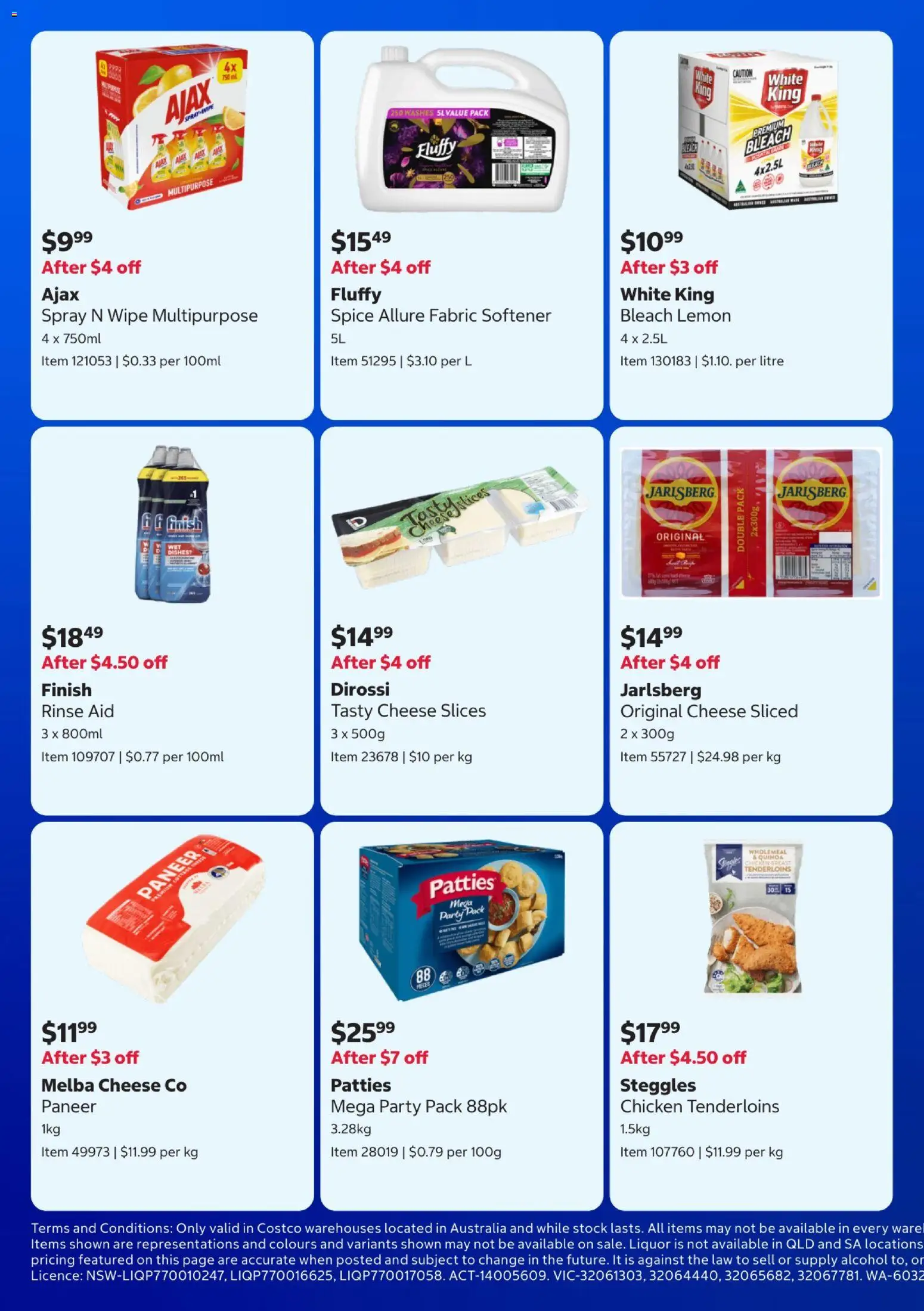 Costco catalogue - valid from 13.04.2026 | Page: 10 | Products: Cheese, Chicken, Fabric softener, Lemon