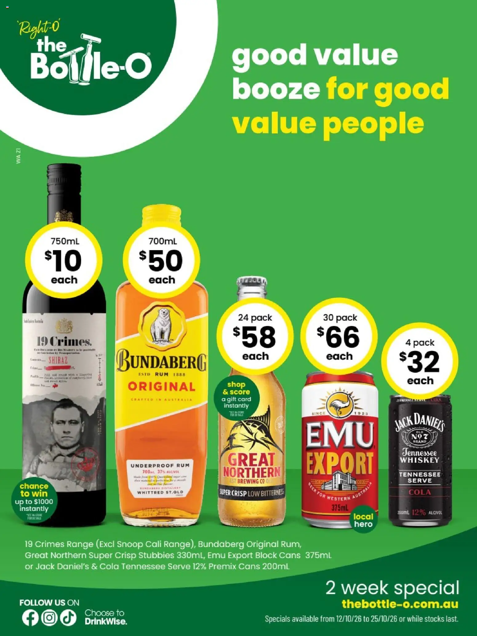 The Bottle-O catalogue - valid from 12/10/2026 | Page: 1