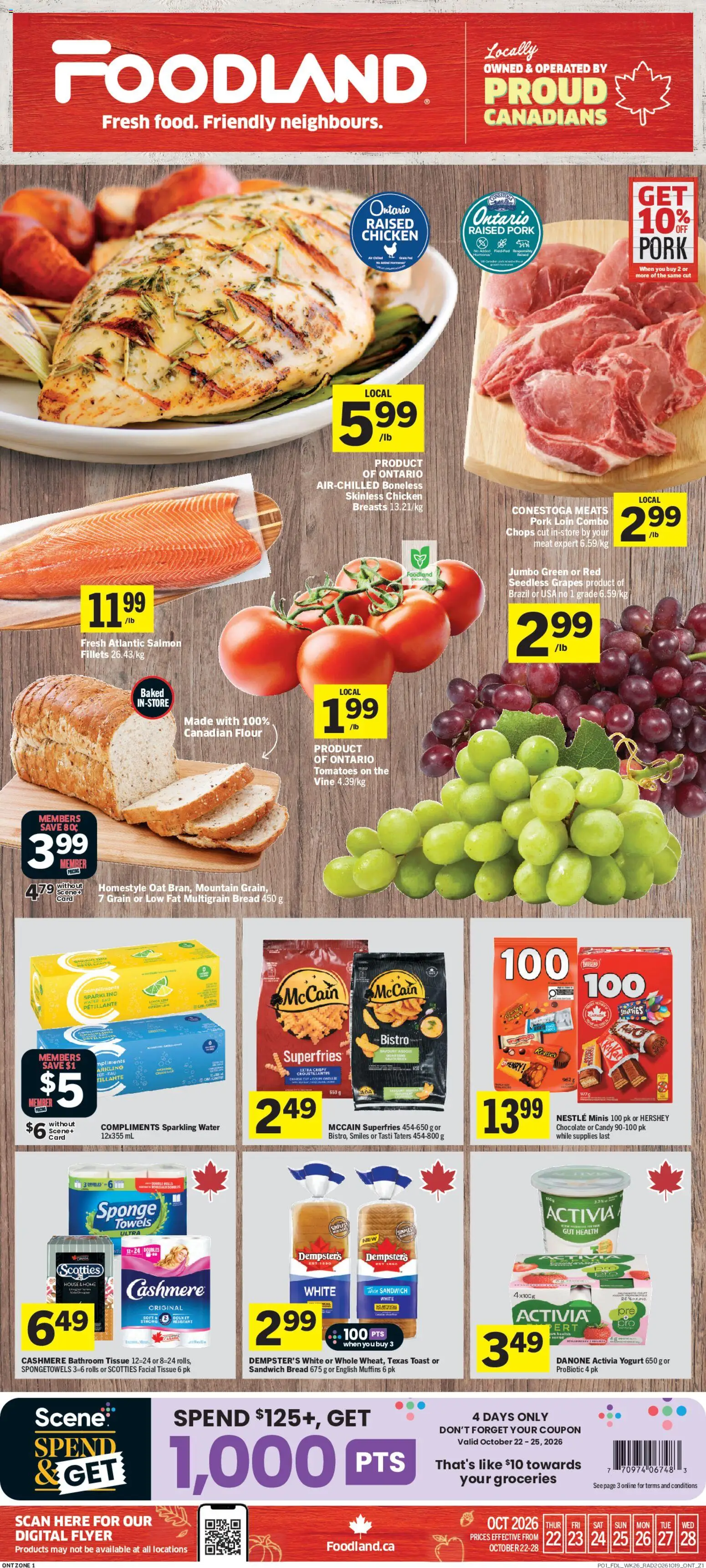 Foodland flyer valid from Oct 22, 2026 | Page: 1