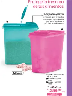 Vista previa de Tupperware catálogo, nuevo folleto de la tienda, válido en México a partir del 20.04.2026 | Página: 7 | Productos: Modular