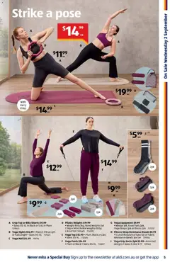 Preview of Yoga Grip Socks, Assorted designs. Sizes: 5-8 or 9-11 - valid from 25/08/2026 | Page: 5 | Products: Pants, Socks, Accessories, Tights