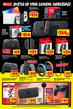 Preview of JB Hi-Fi catalogue  Mega Gaming Sale - valid from 24/09/2026 | Page: 5 | Products: Nintendo Switch, Camera, Cable, Case