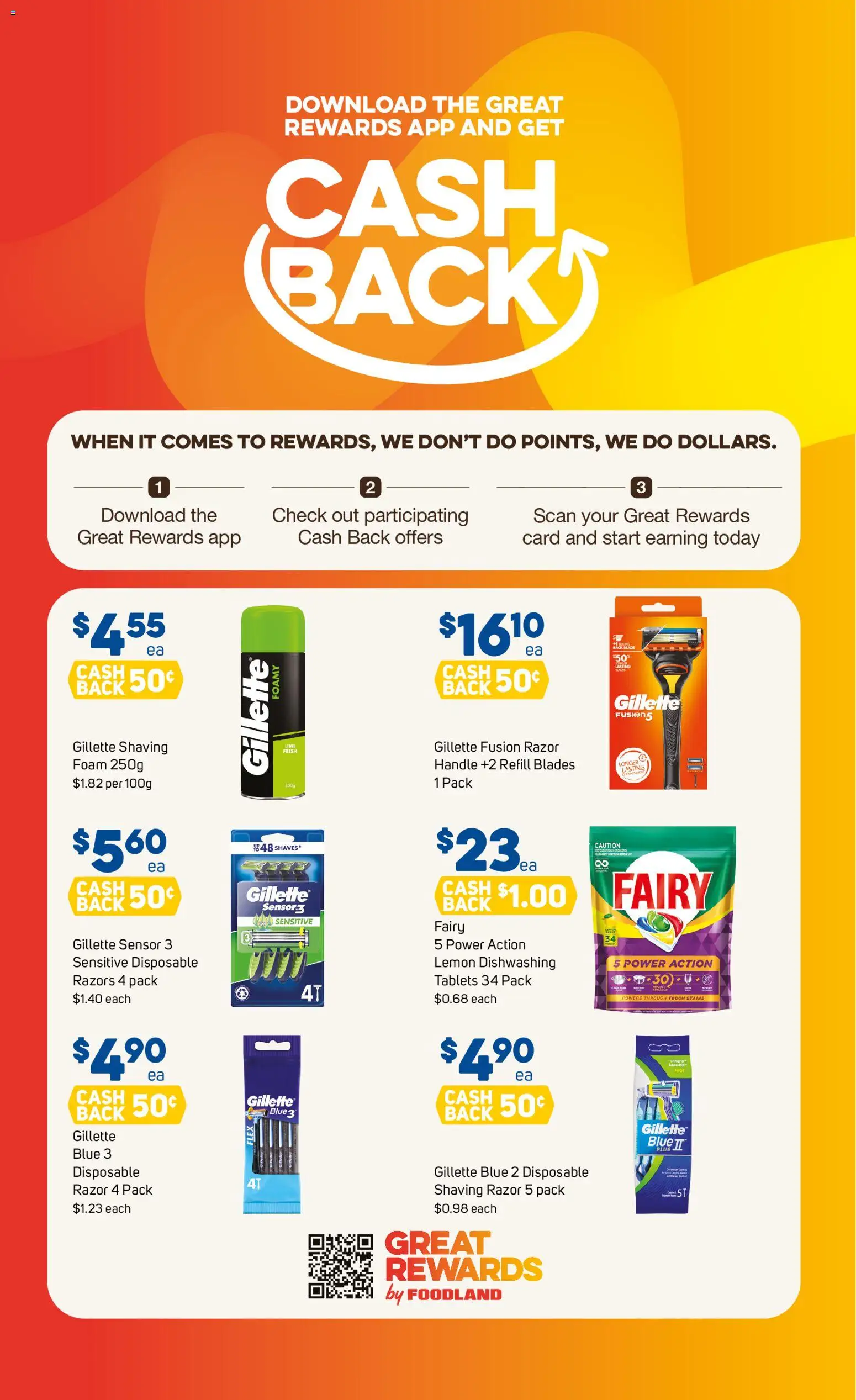 Foodland catalogue - valid from 15/07/2026 | Page: 29 | Products: Razor, Foam, Razors, Tablets