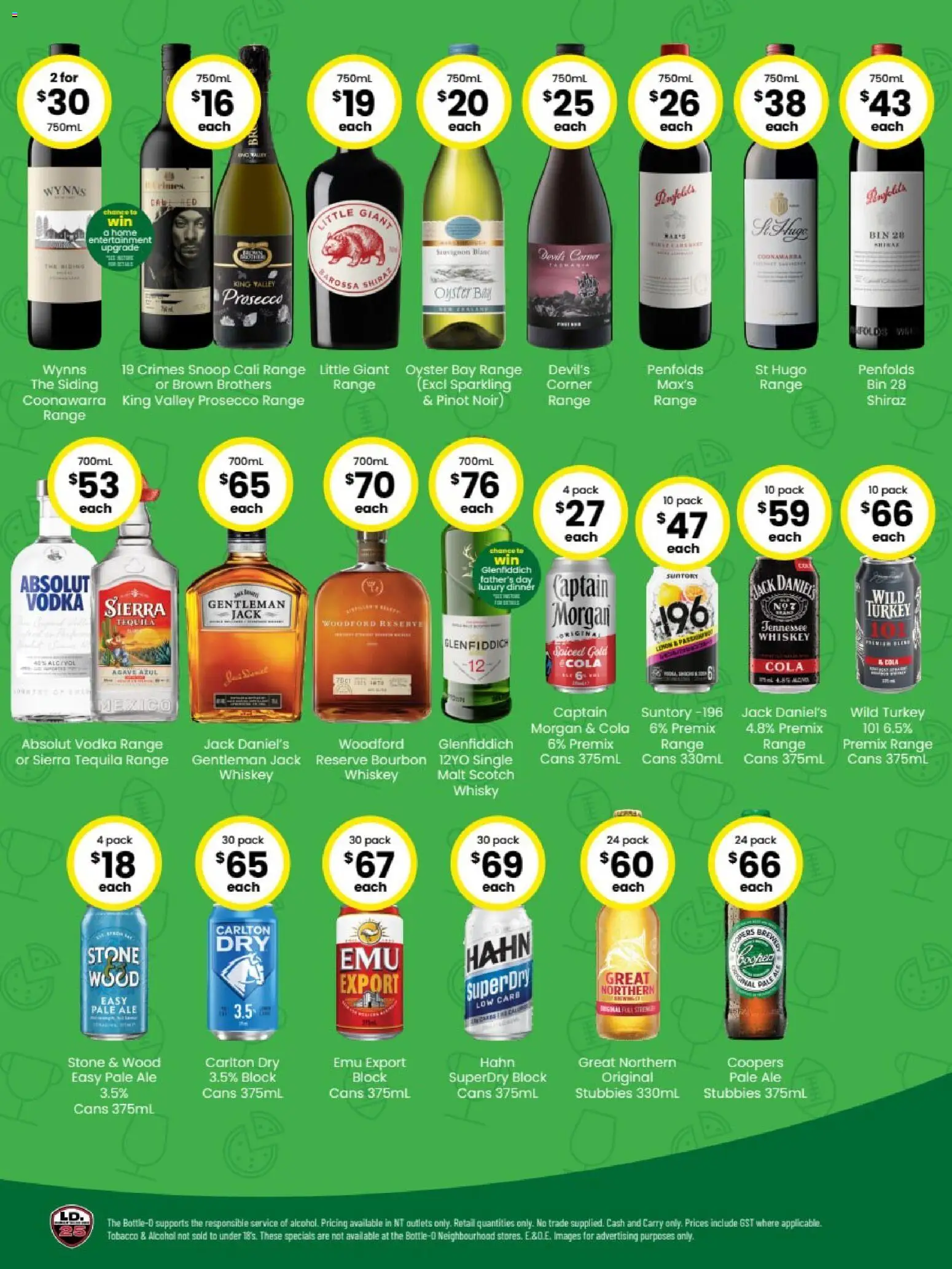 The Bottle-O catalogue - valid from 31/08/2026 | Page: 2 | Products: Tequila, Prosecco, Scotch, Jack Daniel’s