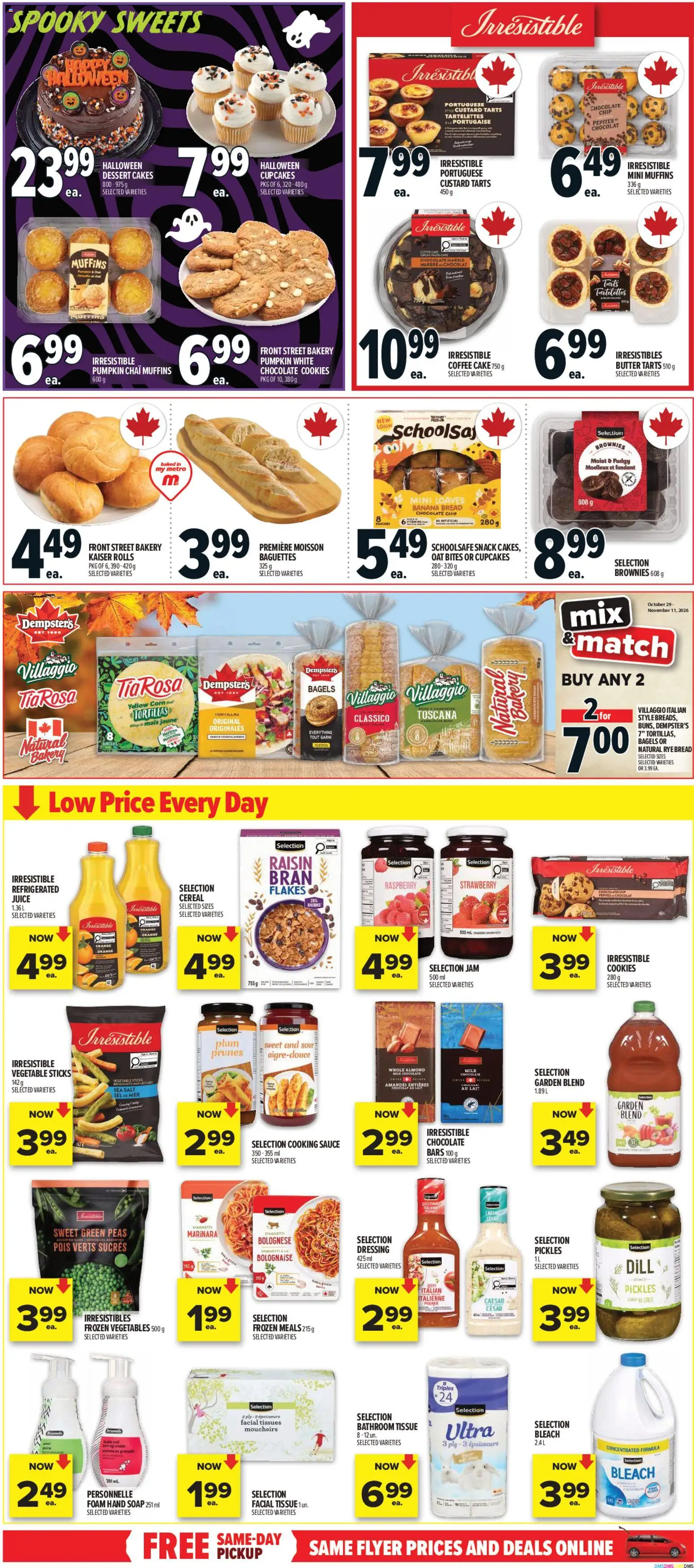 Metro flyer valid from Oct 29, 2026 | Page: 9