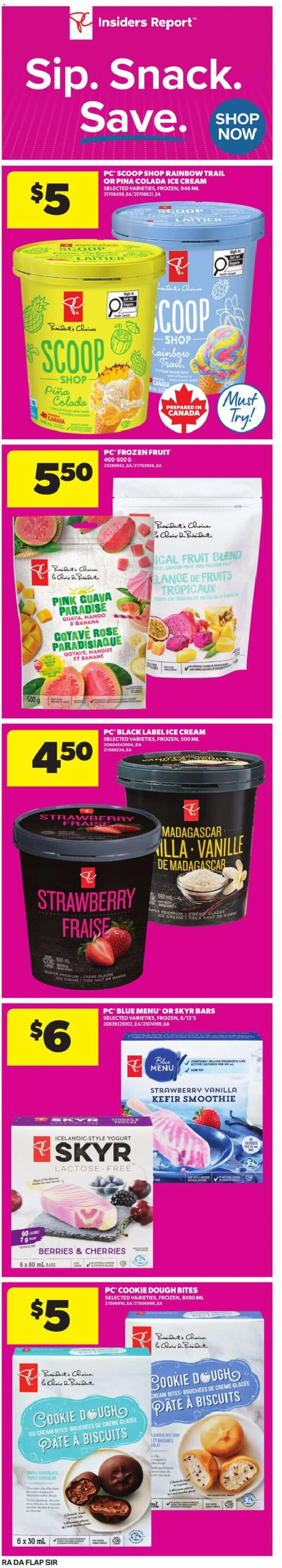 Atlantic Superstore flyer valid from 11.06.2026 | Page: 7 | Products: Cream, Ice cream, PC, Yogurt