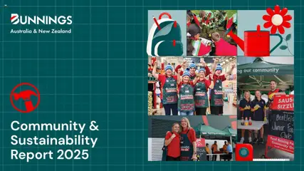 Bunnings Warehouse Community Report 2025 preview  - valid from 25 Aug 2025