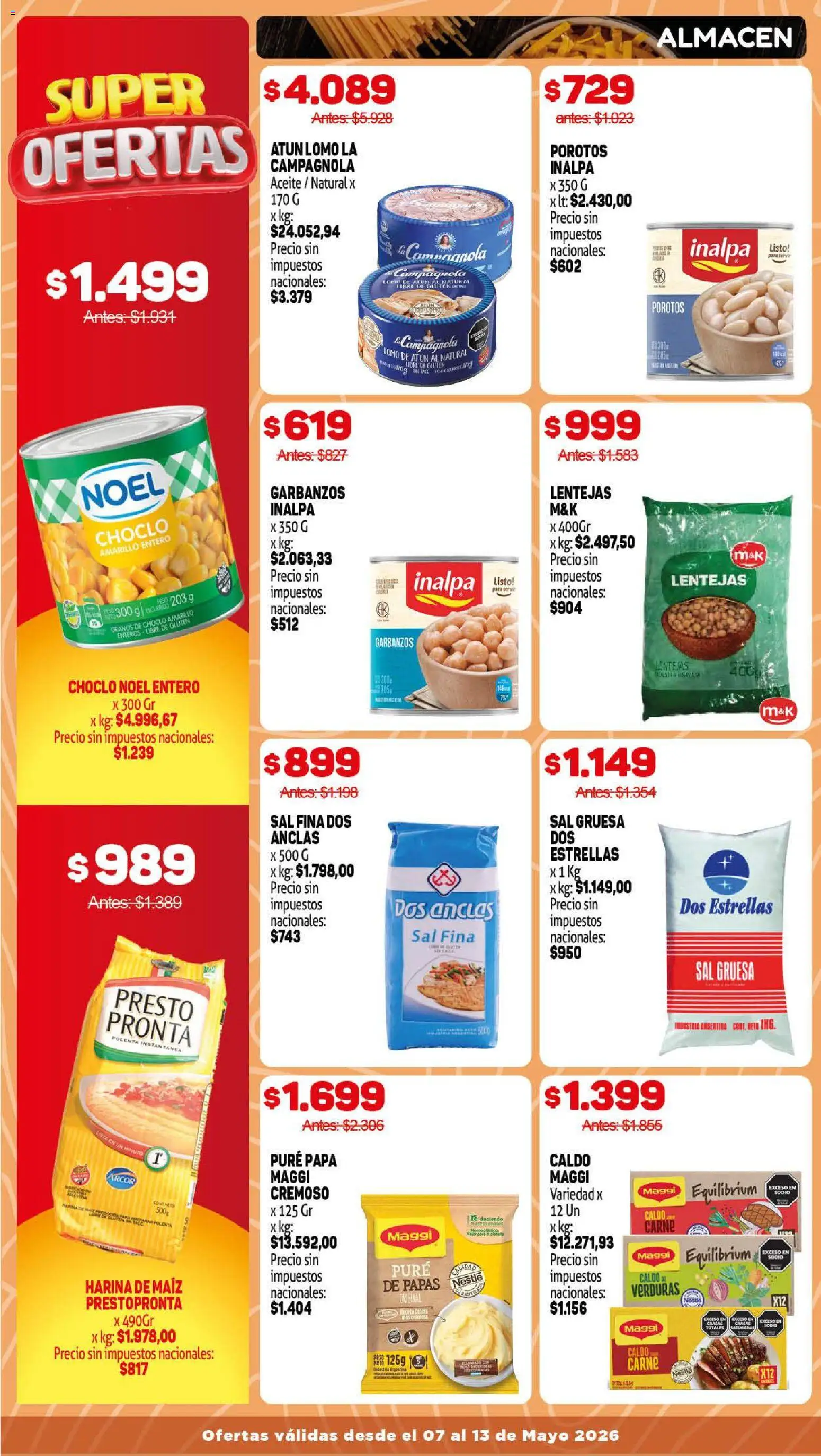Makro ofertas │ válido desde el 07.05.2026 | Página: 6 | Productos: Aceite, Maiz, Polenta, Té