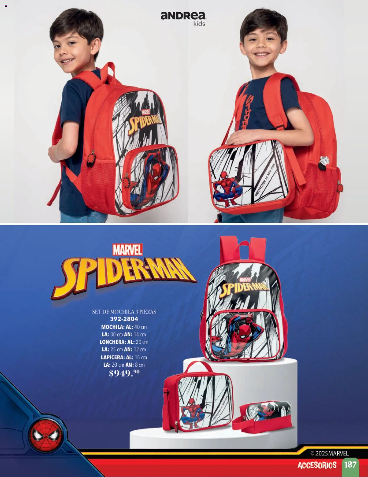 Nuevas ofertas de Andrea válidas en toda la República Mexicana desde el 24.05.2026. ¡Encuentra las mejores ofertas en Andrea catálogo Infantil! | Página: 143 | Productos: Mochila