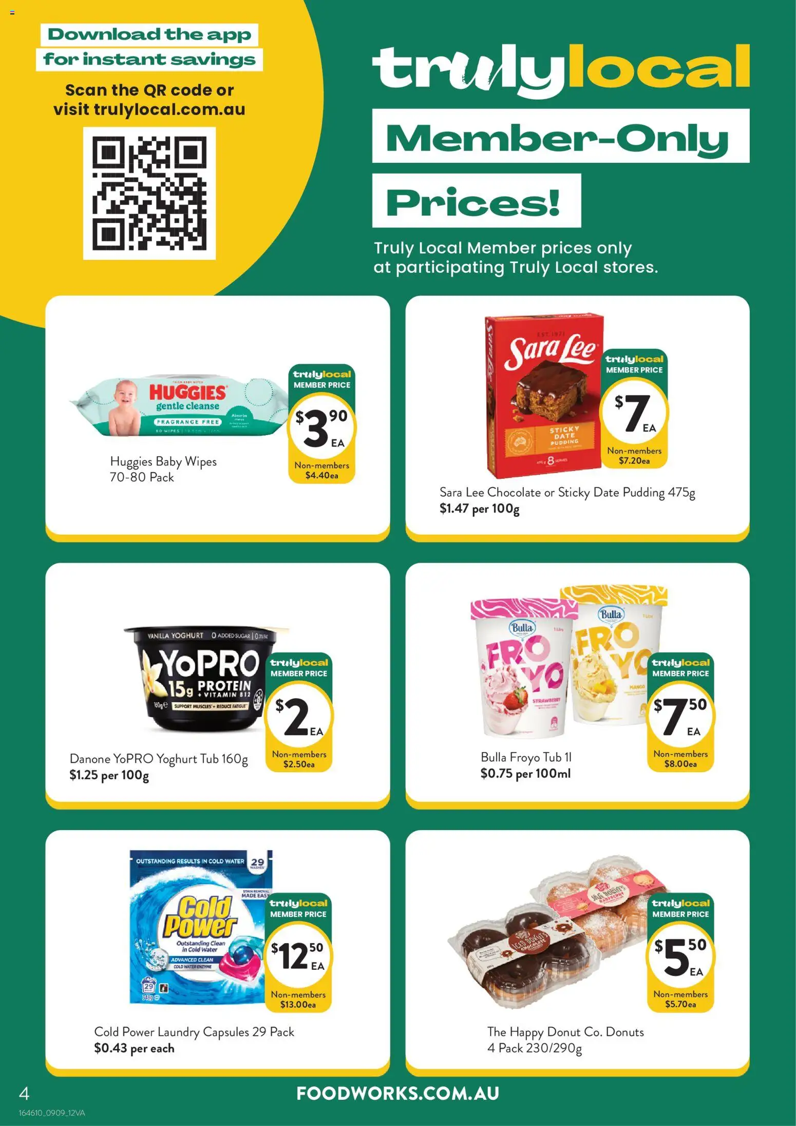 Foodworks catalogue - valid from 09/09/2026 | Page: 4 | Products: Donuts, Donut, Vanilla, Vitamin