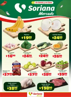 Vista previa de Soriana Fin de Semana Mercado: Coah, Chih y Dur, nuevo folleto de la tienda, válido en México a partir del 01.05.2026