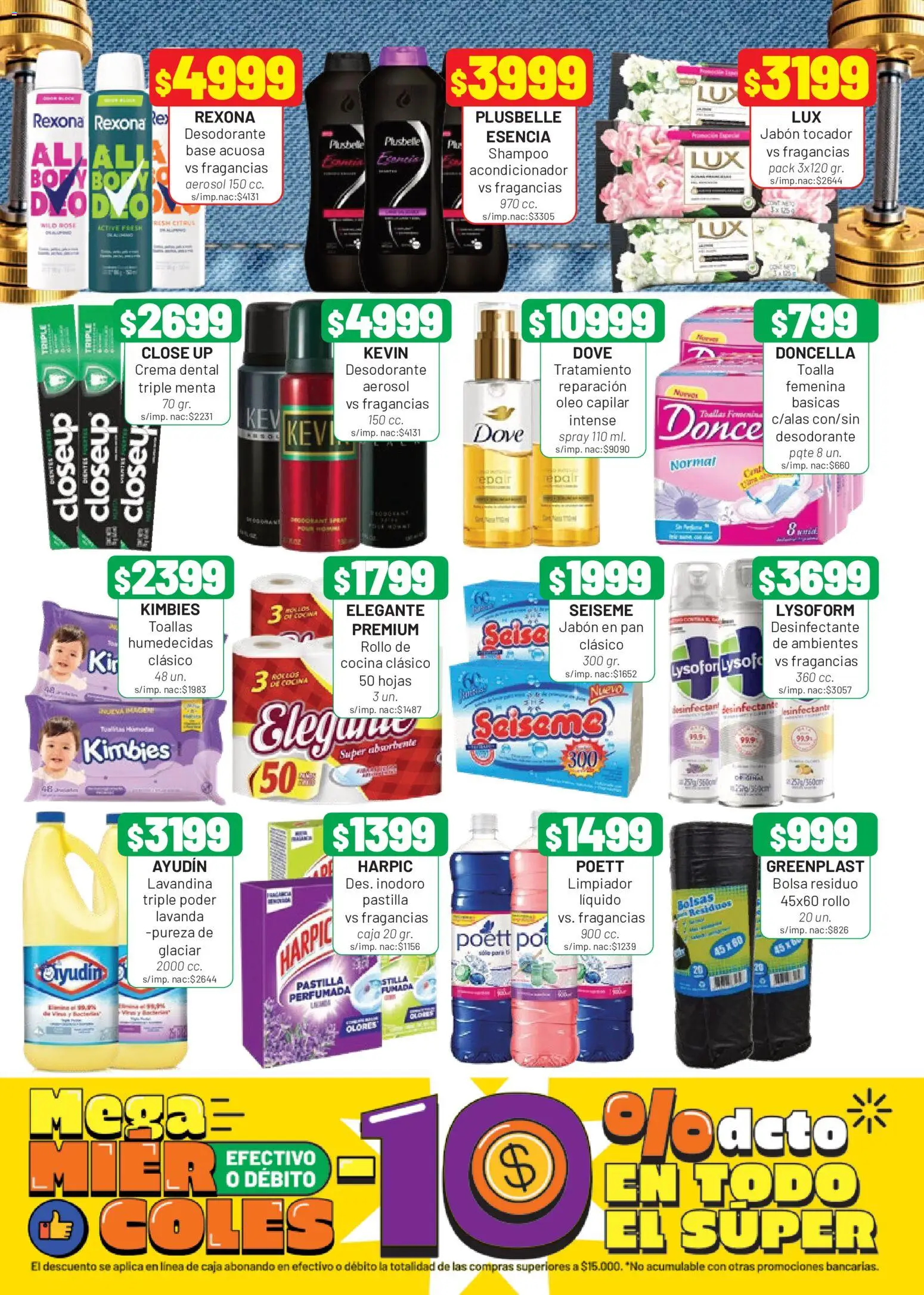 Almacor catálogo │ válido desde el 03/09/2026 | Página: 8 | Productos: Toalla, Desinfectante, Inodoro, Shampoo