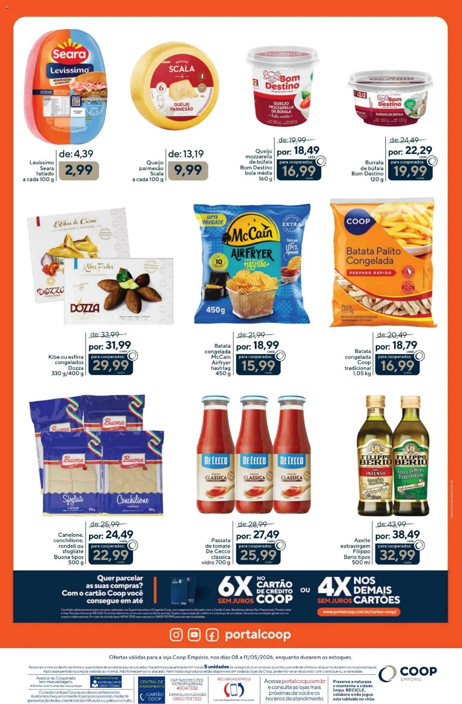 Coop Folheto - válido de 13.04.2026 | Página: 2 | Produtos: Pera, Queijo, Carne, Batata