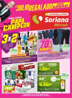 Vista previa de Soriana Julio Regalado Mercado Nacional, nuevo folleto de la tienda, válido en México a partir del 19.06.2026