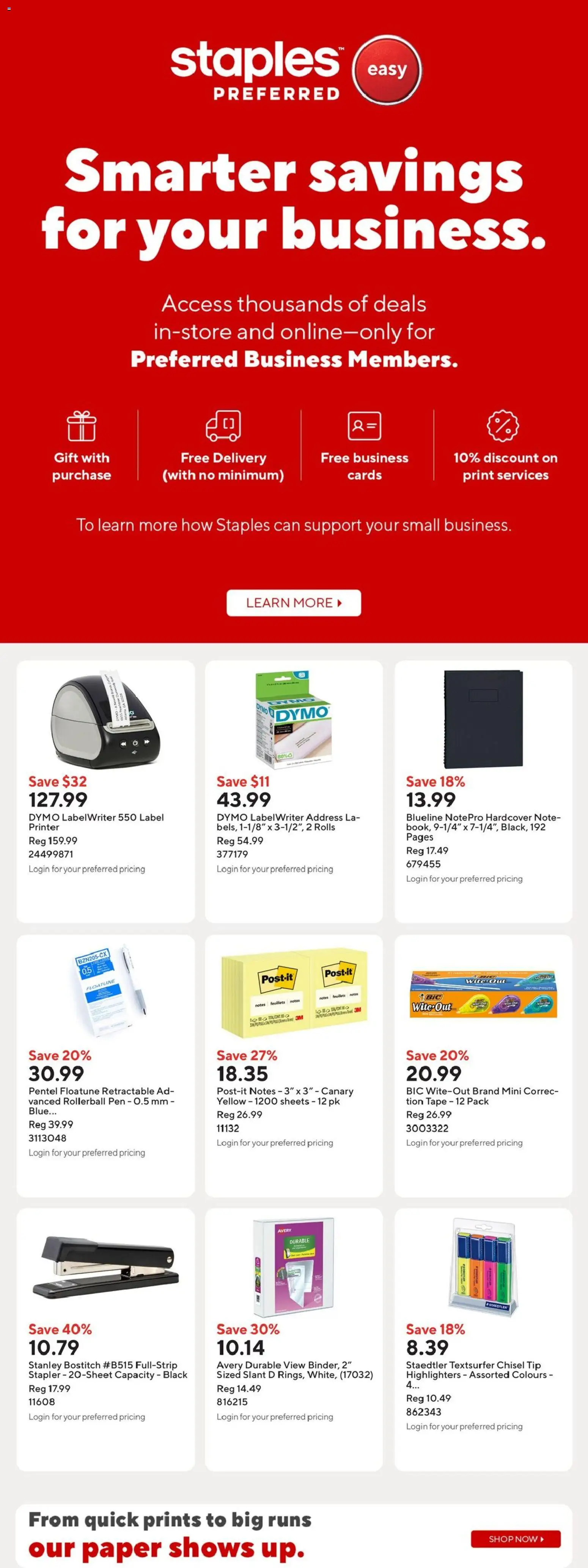 Staples flyer valid from Jul 10, 2026 | Page: 17