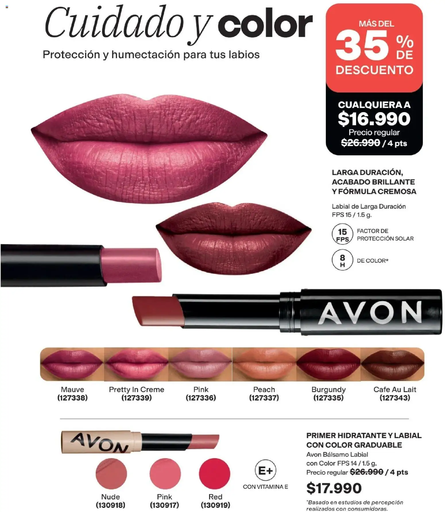 Avon revista - valida desde el 01.08.2026 | Página: 45 | Productos: Bálsamo, Café