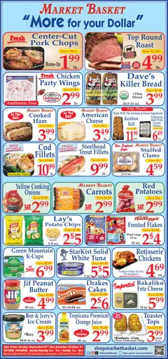 Preview of Market Basket weekly ads valid from 09/27/2026