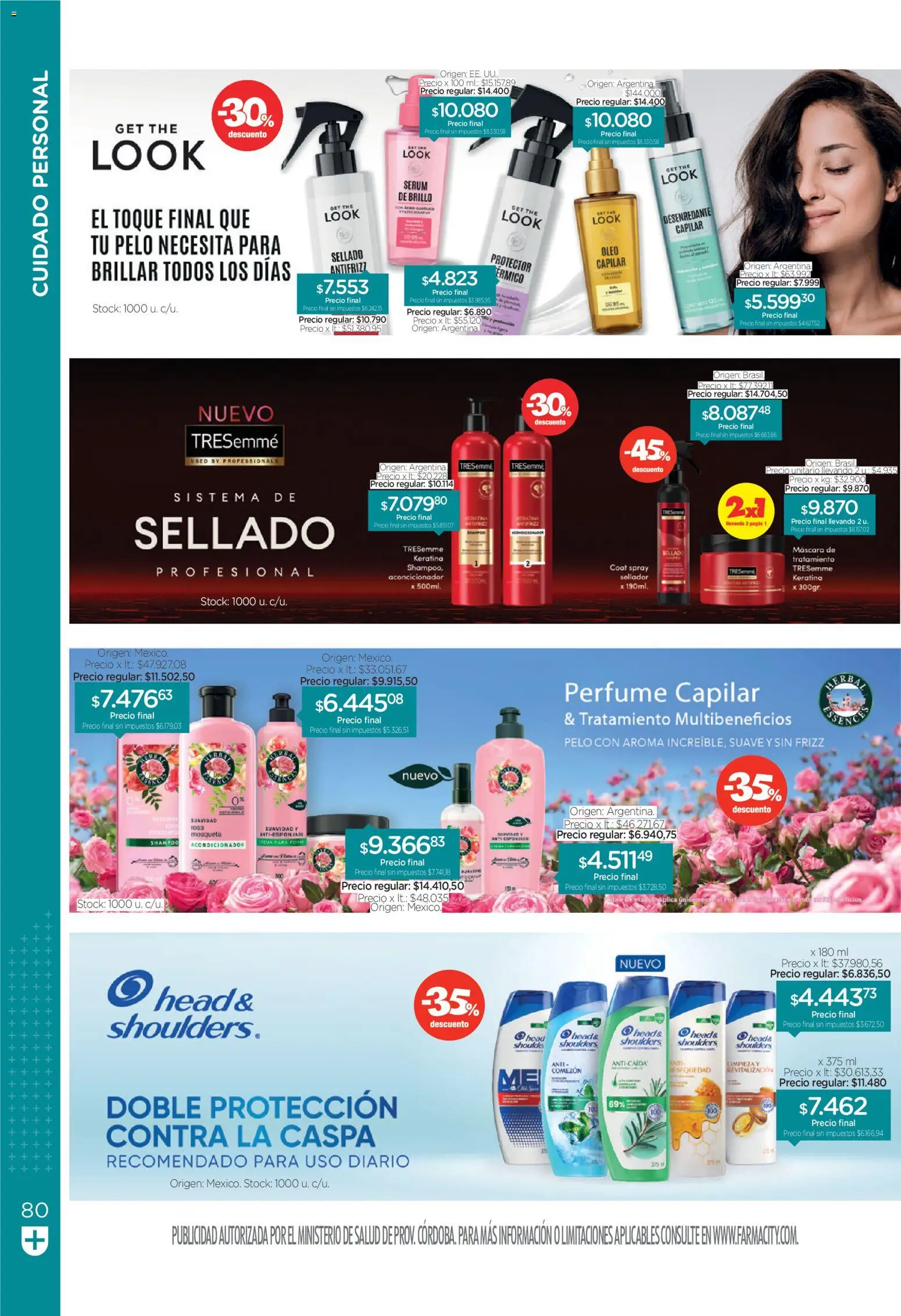 Farmacity catálogo │ válido desde el 02.06.2026 | Página: 80 | Productos: Perfume, Serum, Máscara, Brillo