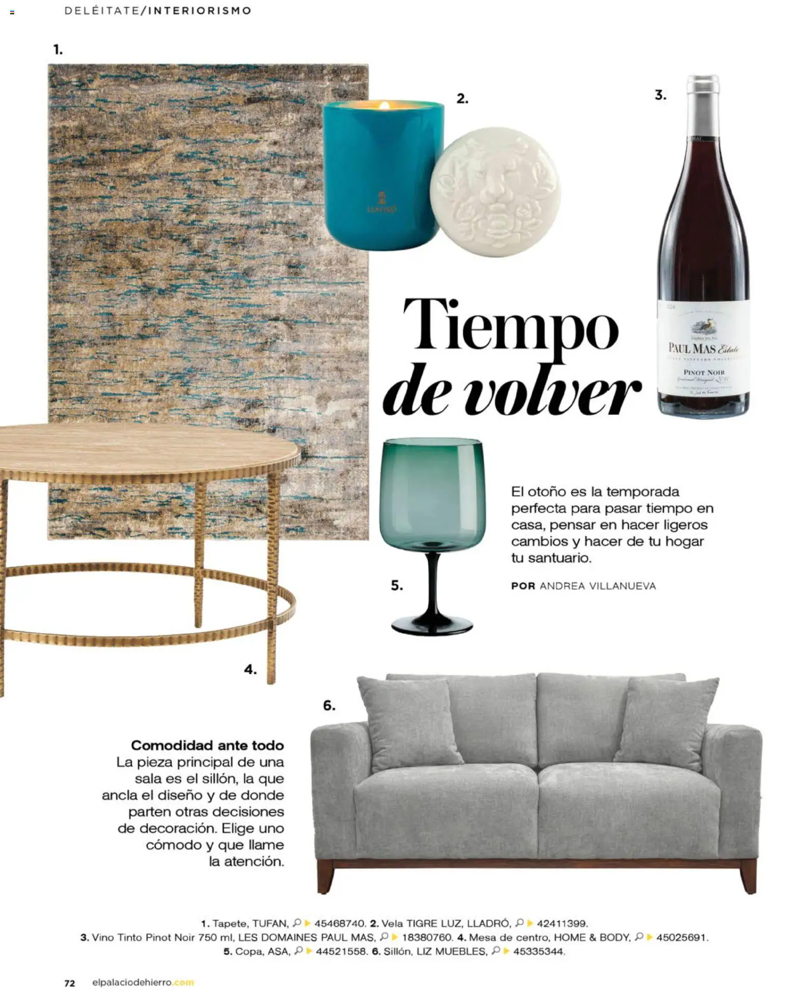 Nuevas ofertas de Palacio De Hierro válidas en toda la República Mexicana desde el 01/09/2026. ¡Encuentra las mejores ofertas en Palacio De Hierro catálogo La Gaceta! | Página: 74 | Productos: Vino tinto, Vino, Mesa, Sala