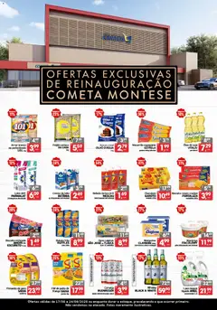 Cometa Supermercados ofertas Reinauguração Montese - Pré-Visualização do folheto da loja Cometa Supermercados, válido de 17/09/2026 | Página: 1