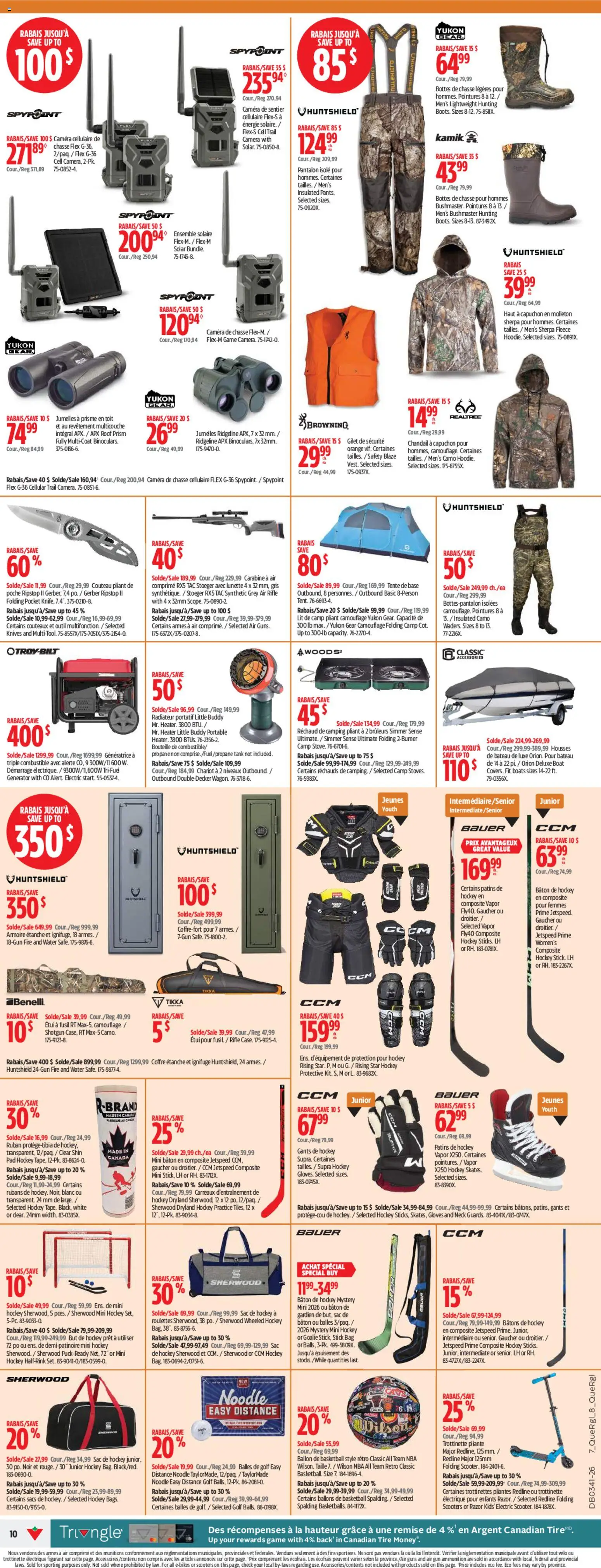 Canadian Tire flyer valid from Oct 8, 2026 | Page: 10