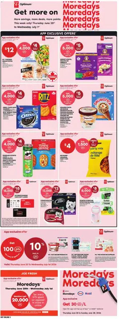 Preview of Independent Grocer weekly flyer / circulaire from shop Independent Grocer valid from Jun 25, 2026 | Page: 2 | Products: Cereals, Cream, Cookies, Chicken