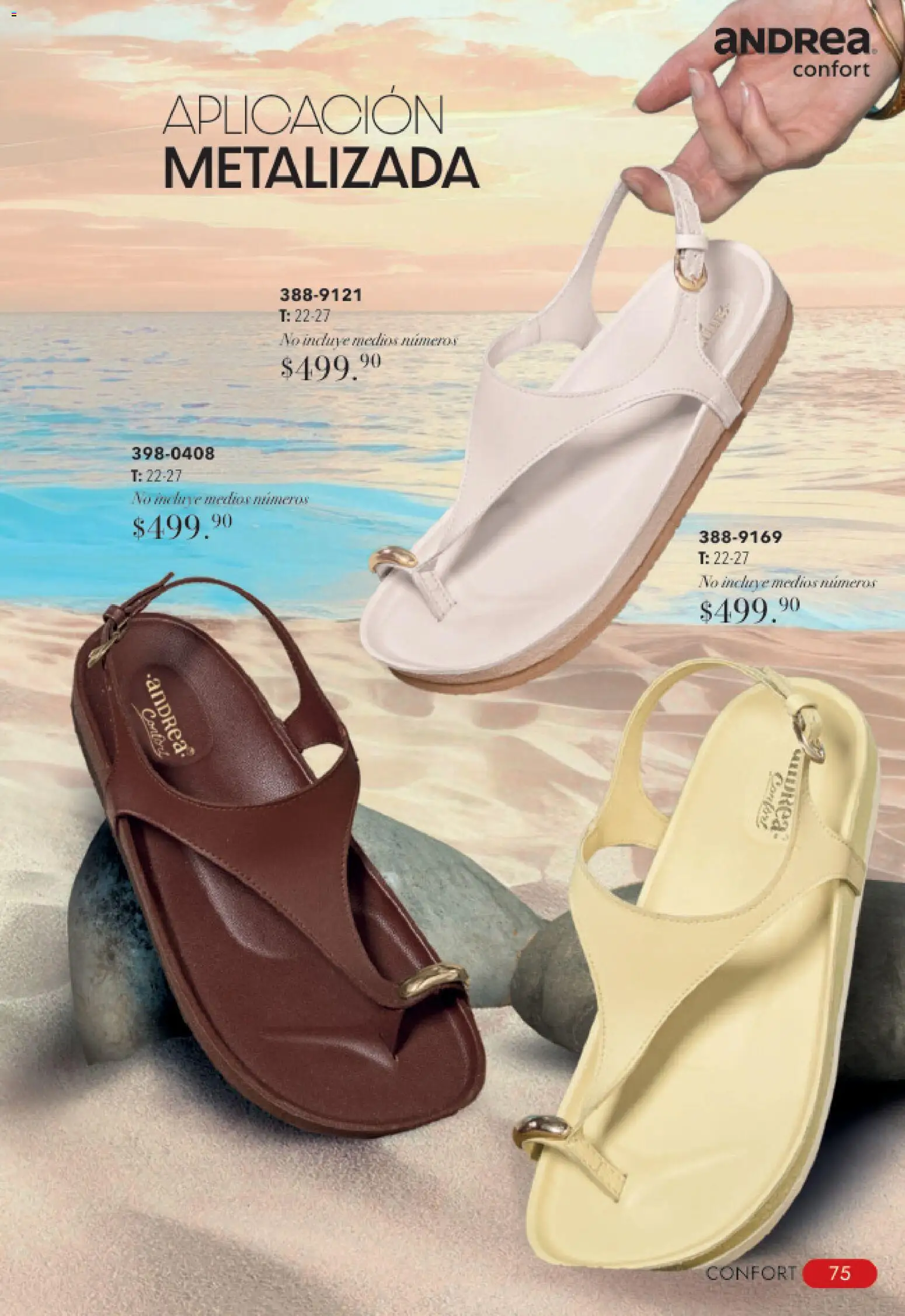 Nuevas ofertas de Andrea válidas en toda la República Mexicana desde el 23/08/2026. ¡Encuentra las mejores ofertas en Andrea catálogo Tropical! | Página: 75
