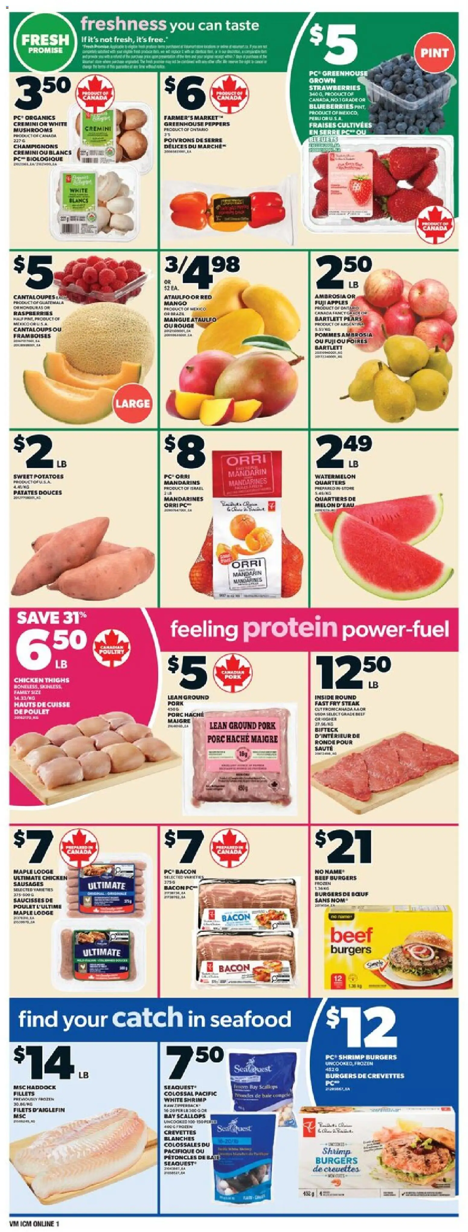 Valu Mart flyer valid from 21.05.2026 | Page: 3 | Products: Beef, PC, Potatoes, Chicken