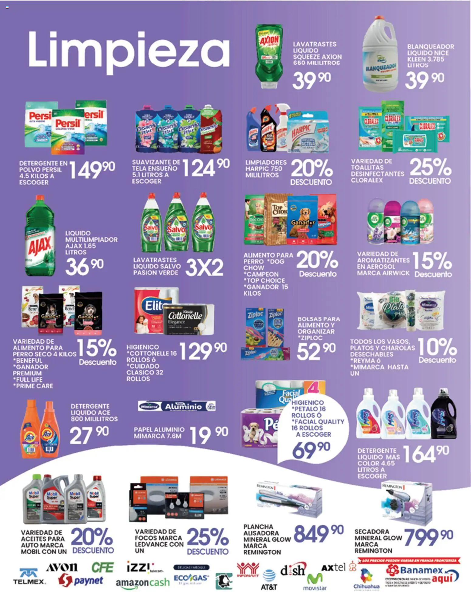 Nuevas ofertas de Alsuper válidas en toda la República Mexicana desde el 05.05.2026. ¡Encuentra las mejores ofertas en Alsuper folleto! | Página: 5 | Productos: Detergente, Secadora, Plancha, Polvo