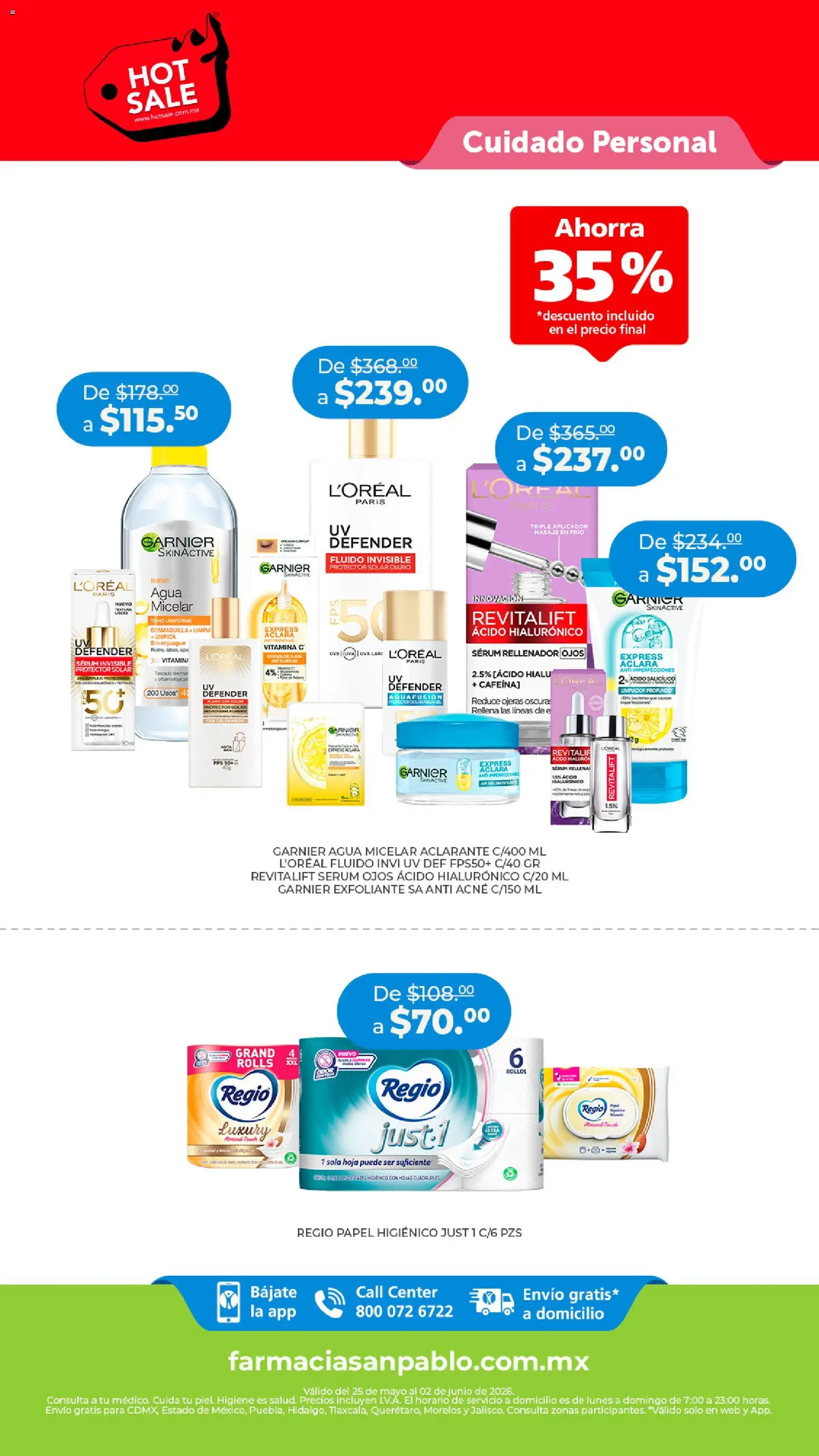 ¡El último » catálogo de Farmacia San Pablo para Junio « está aquí! Descubre las SUPER OFERTAS. | México