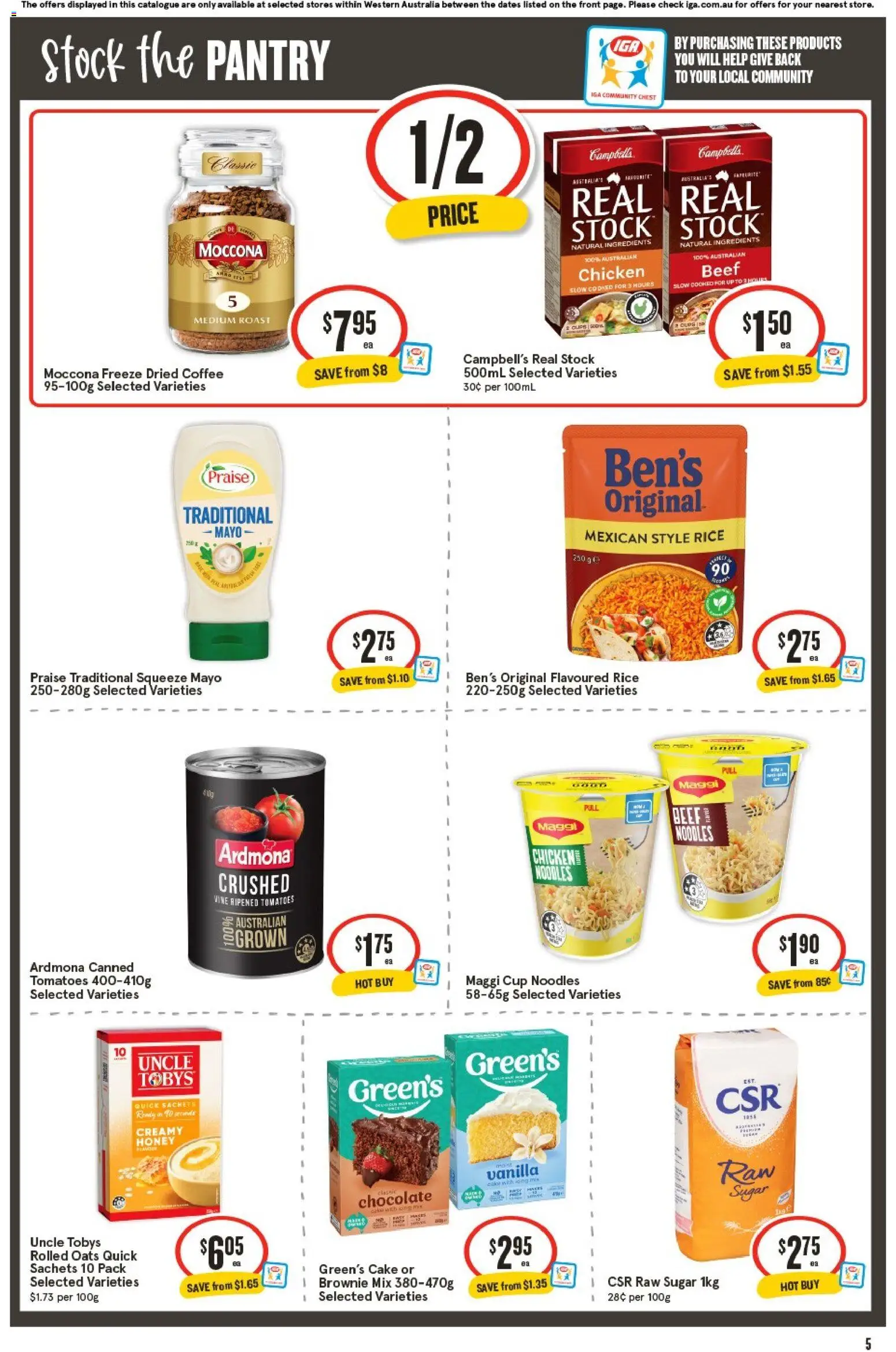 IGA catalogue - valid from 12/08/2026 | Page: 6 | Products: Cups, Coffee, Cake, Roast